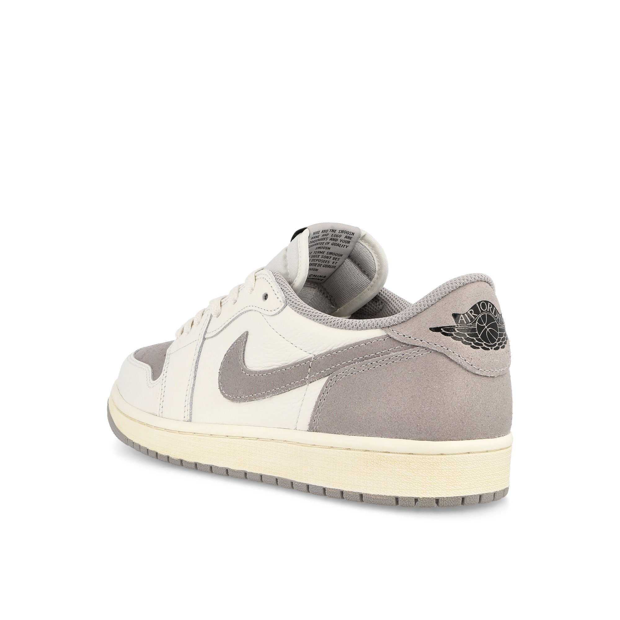 Jordan Air Jordan 1 Low OG Sail / Black - Atmosphere Grey Low Top Sneakers Material | Overkill