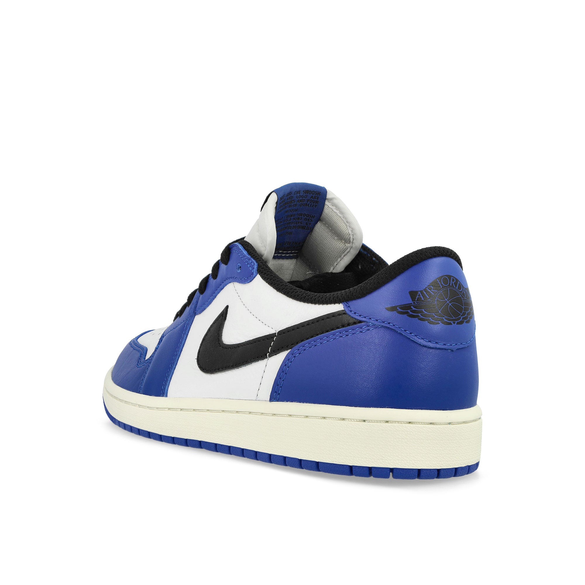 Jordan Air Jordan 1 Low White / Black - Game Royal - Sail Low Top Sneakers Material | Overkill