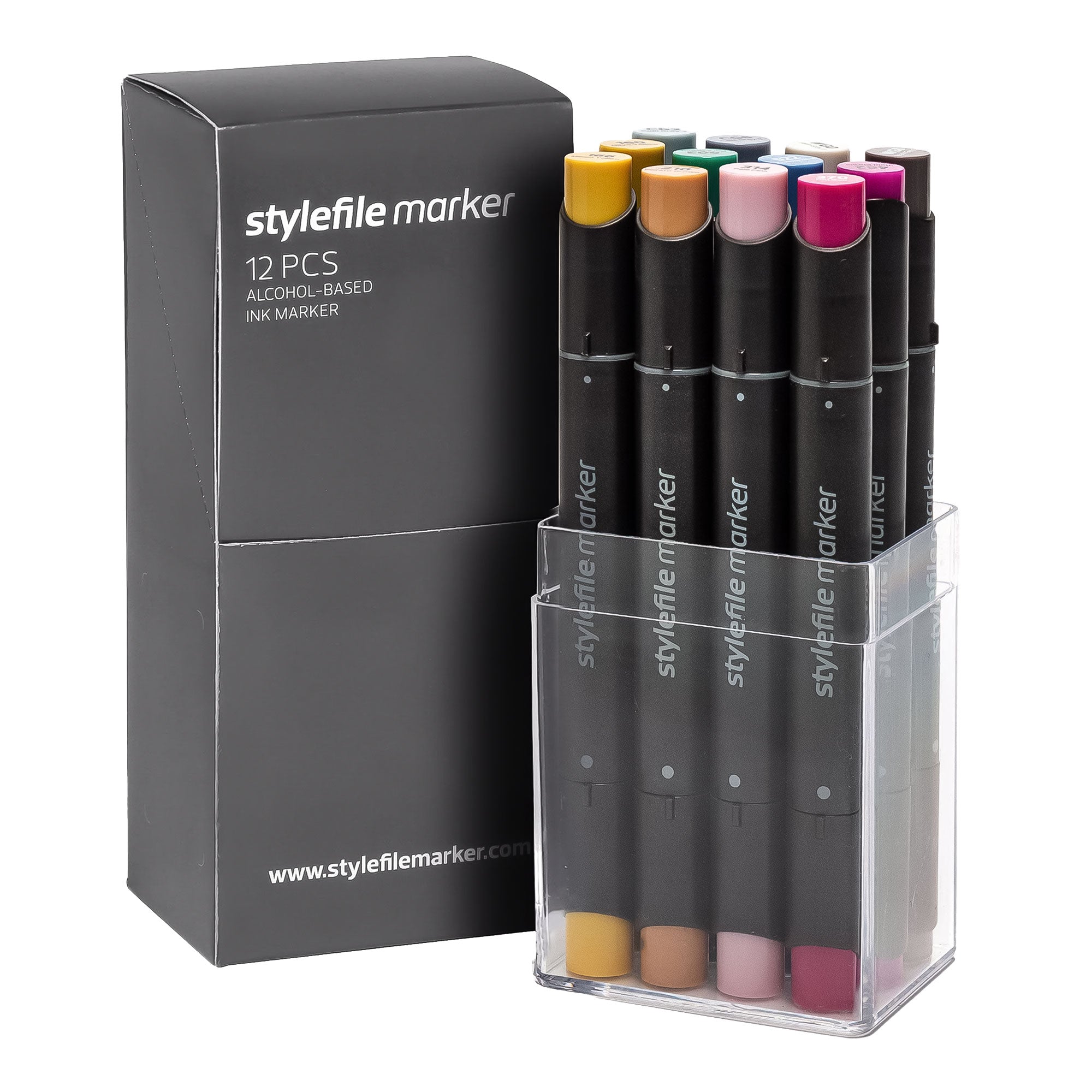 Stylefile Marker 12er Multi Set 46 Multicolored Marker SFS12S46 | Overkill