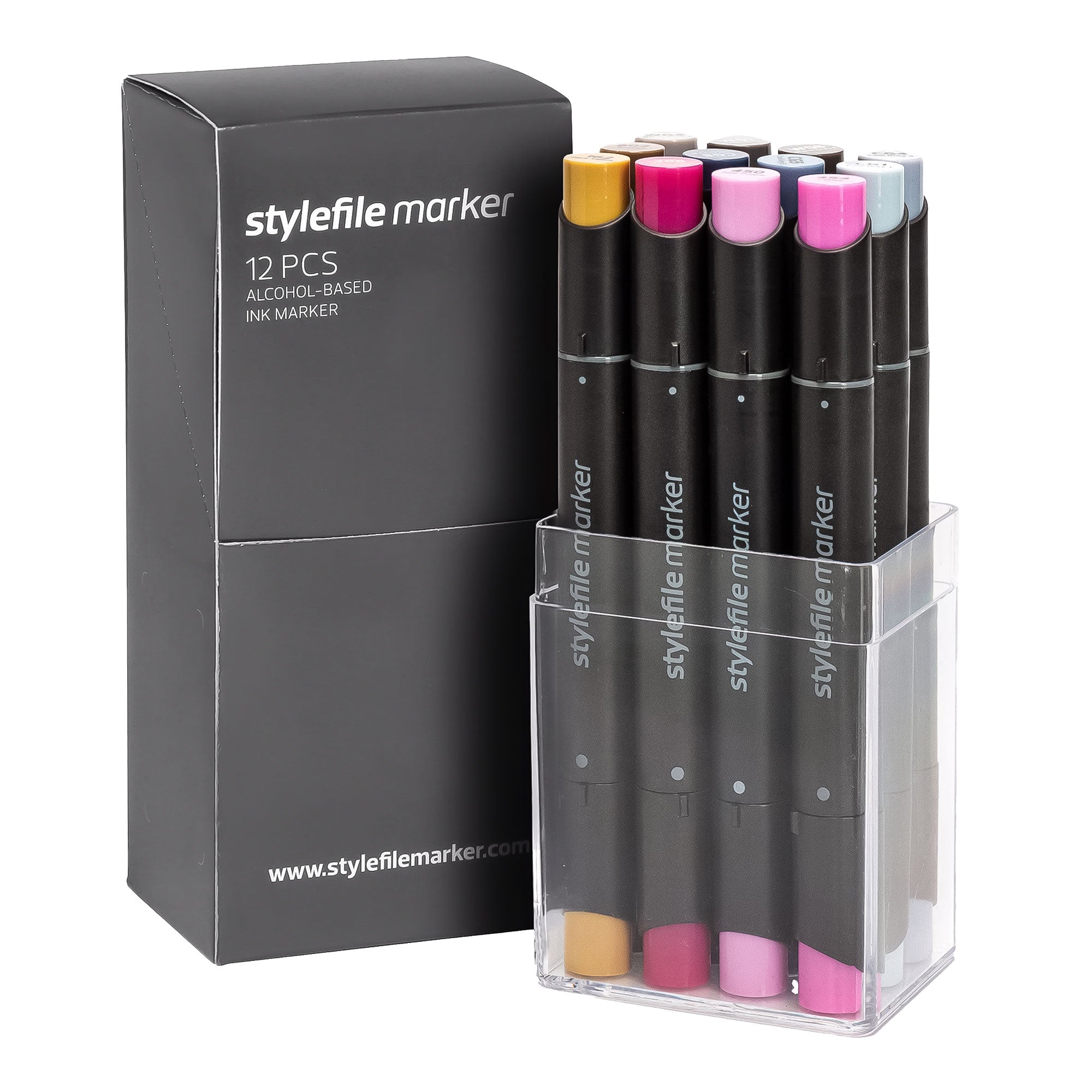 Stylefile Marker 12er Multi Set 47 Multicolored Marker SFS12S47 | Overkill