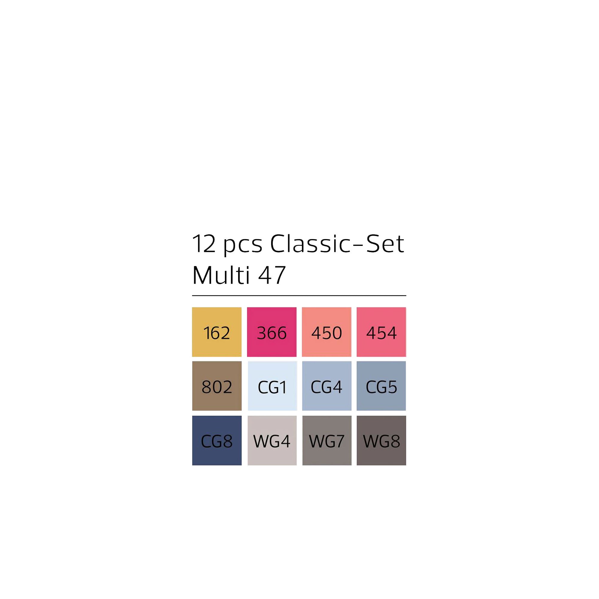 Stylefile Marker 12er Multi Set 47 Multicolored Marker Close-up | Overkill