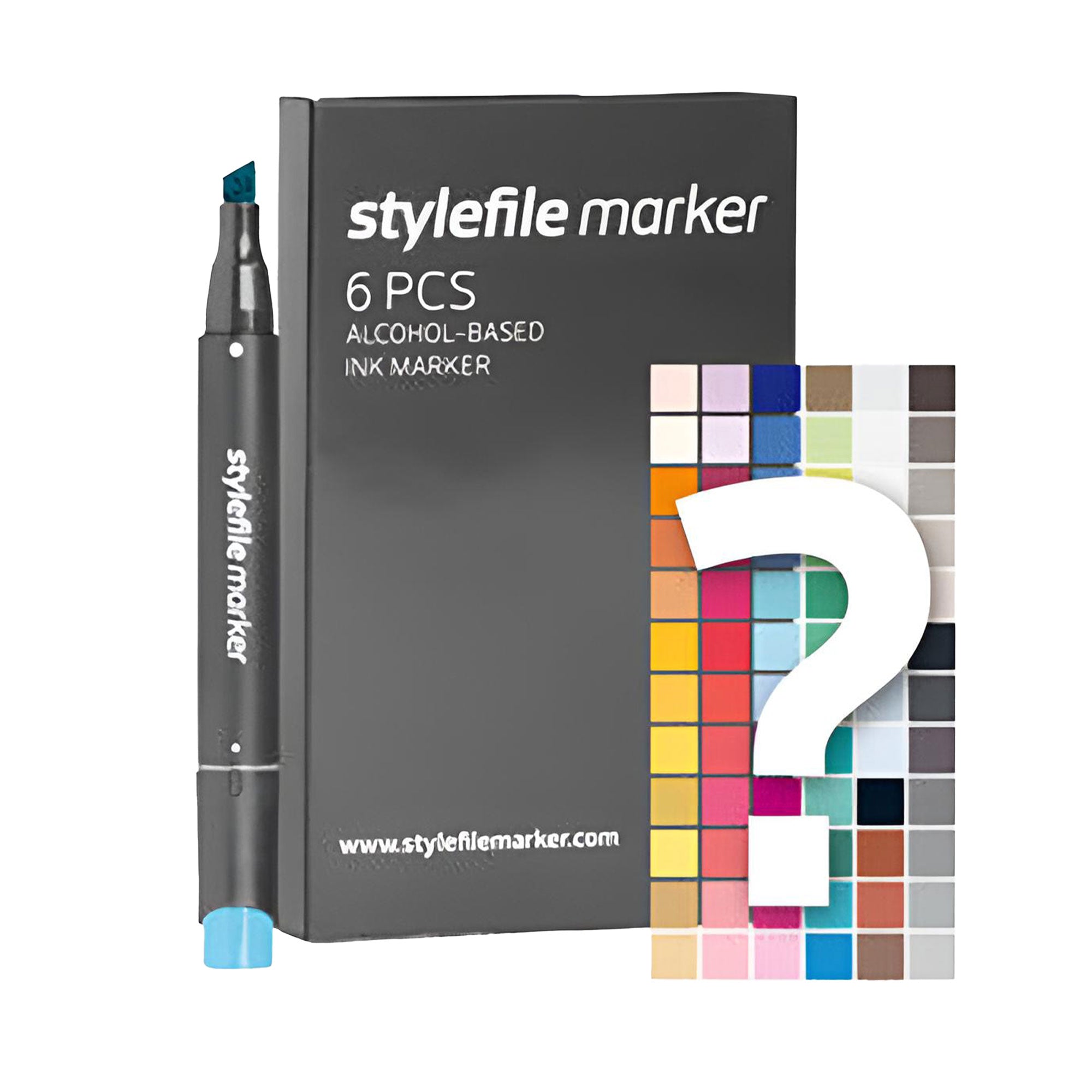 Stylefile Marker 6er Try Out Set Multicolored Marker SFS6TRY | Overkill
