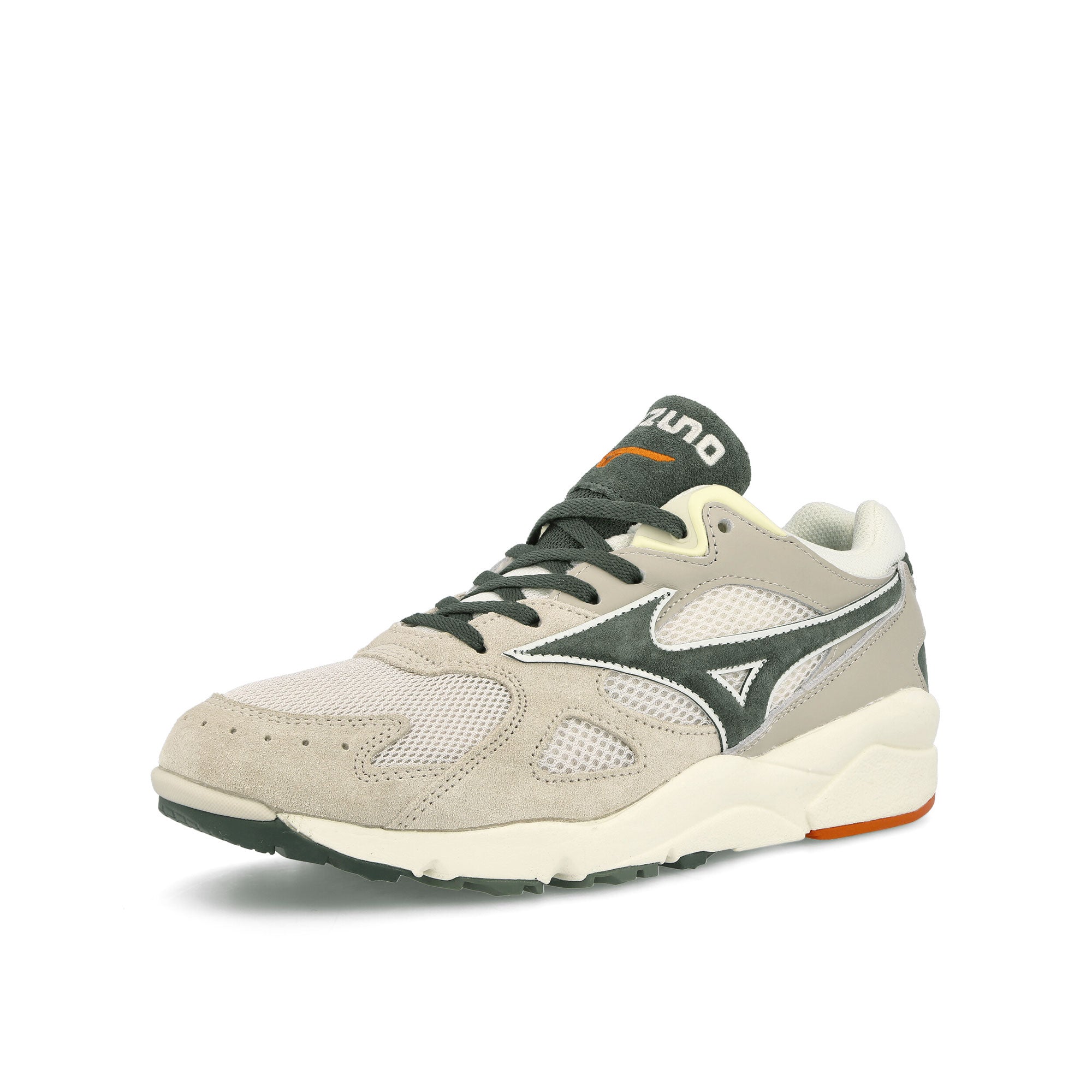Mizuno Sky Medal S White Sand-Urban Chic-Anise Flowe Low Top Sneakers Close Up | Overkill