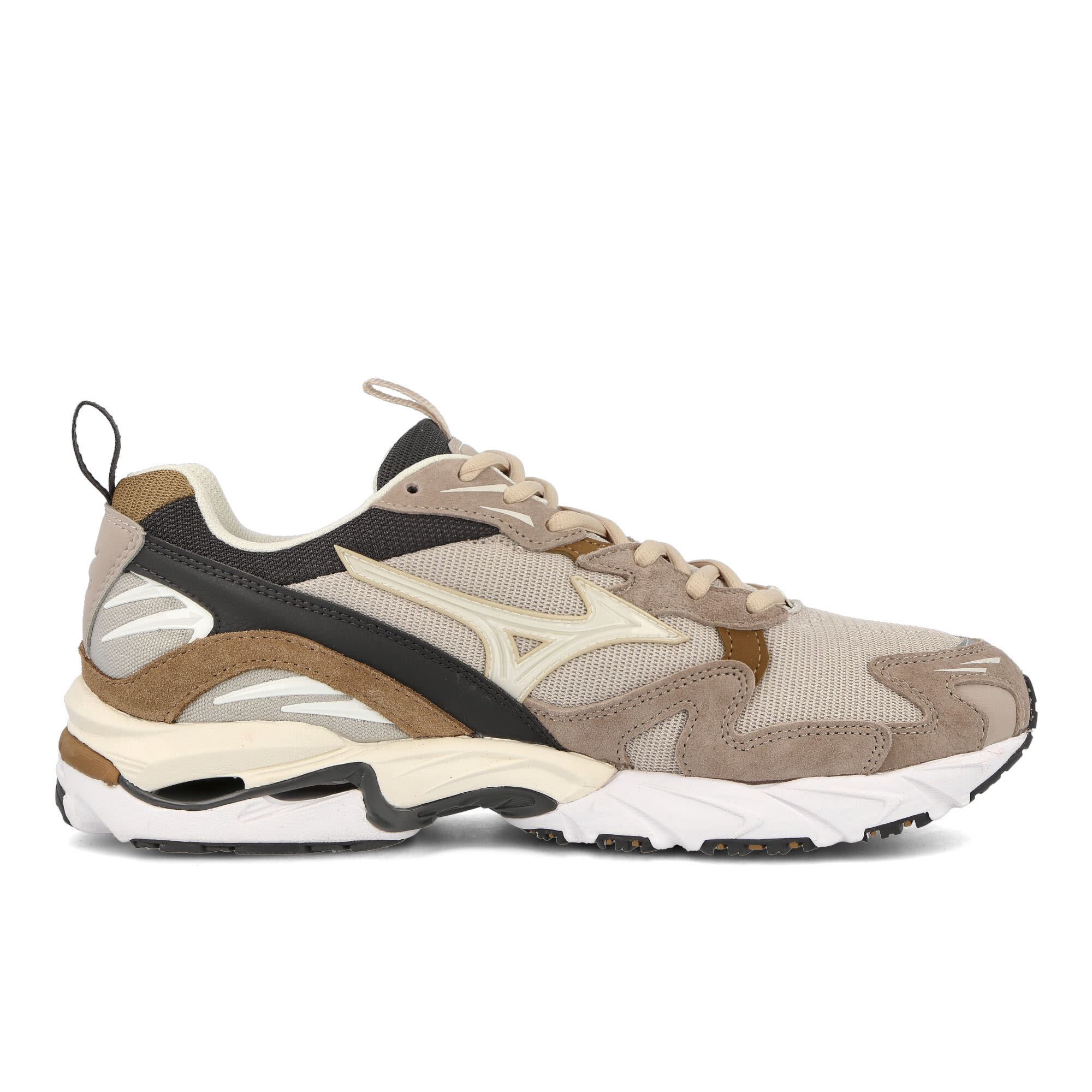 Mizuno Wave Rider 10 Silver Cloud / Snow White / Tigers Eye Low Top Sneakers Silhouette | Overkill