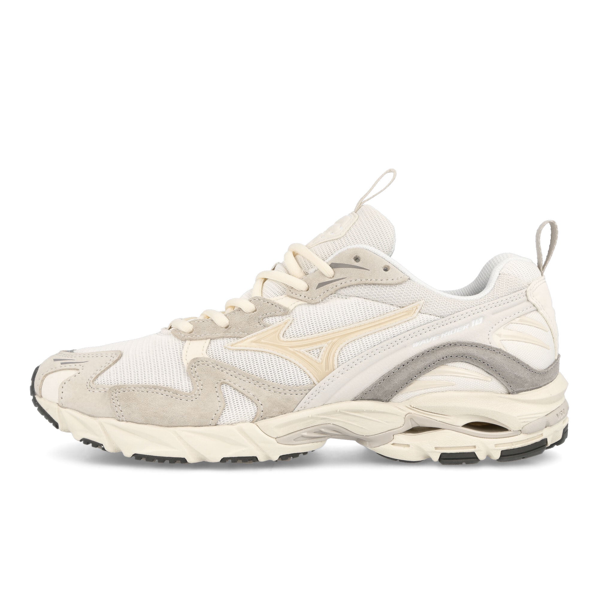 Mizuno Wave Rider 10 Snow White / Pristine / Opal Grey Low Top Sneakers D1GA222609 | Overkill