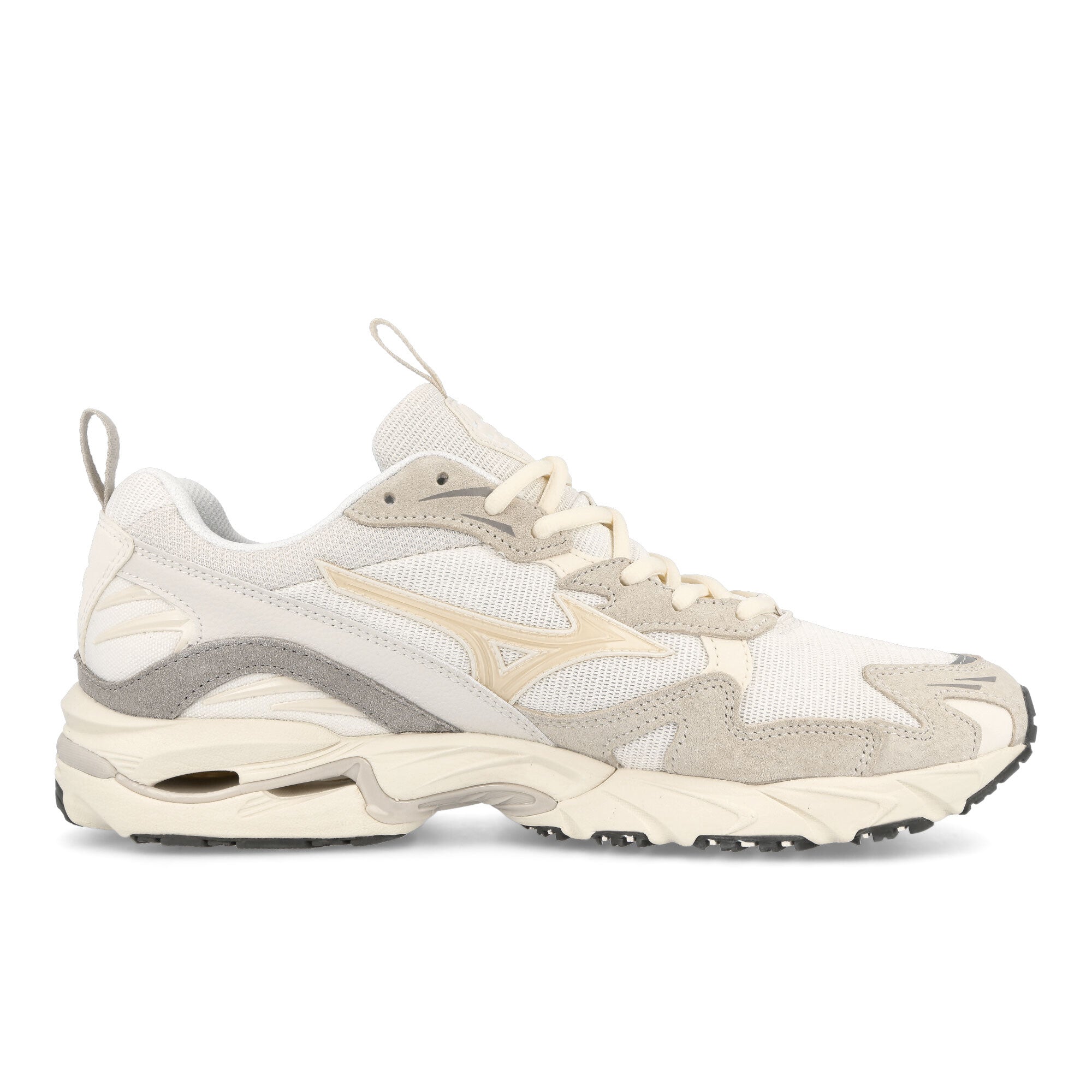 Mizuno Wave Rider 10 Snow White / Pristine / Opal Grey Low Top Sneakers Silhouette | Overkill