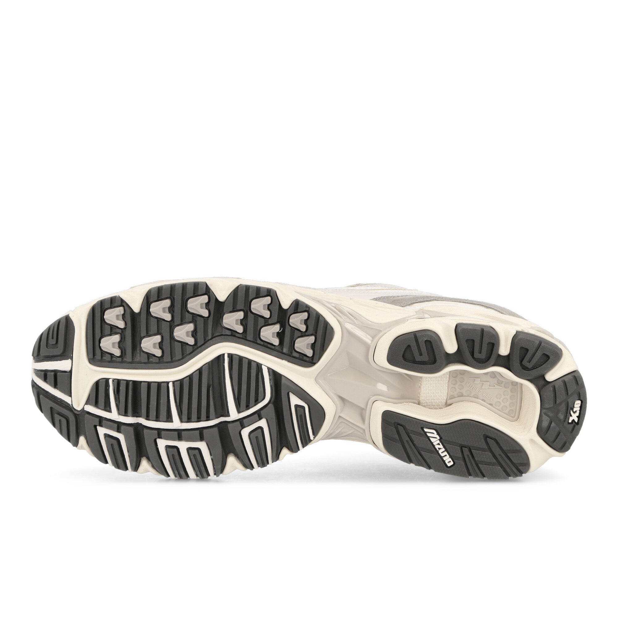 Mizuno Wave Rider 10 Snow White / Pristine / Opal Grey Low Top Sneakers Detail View 1 | Overkill