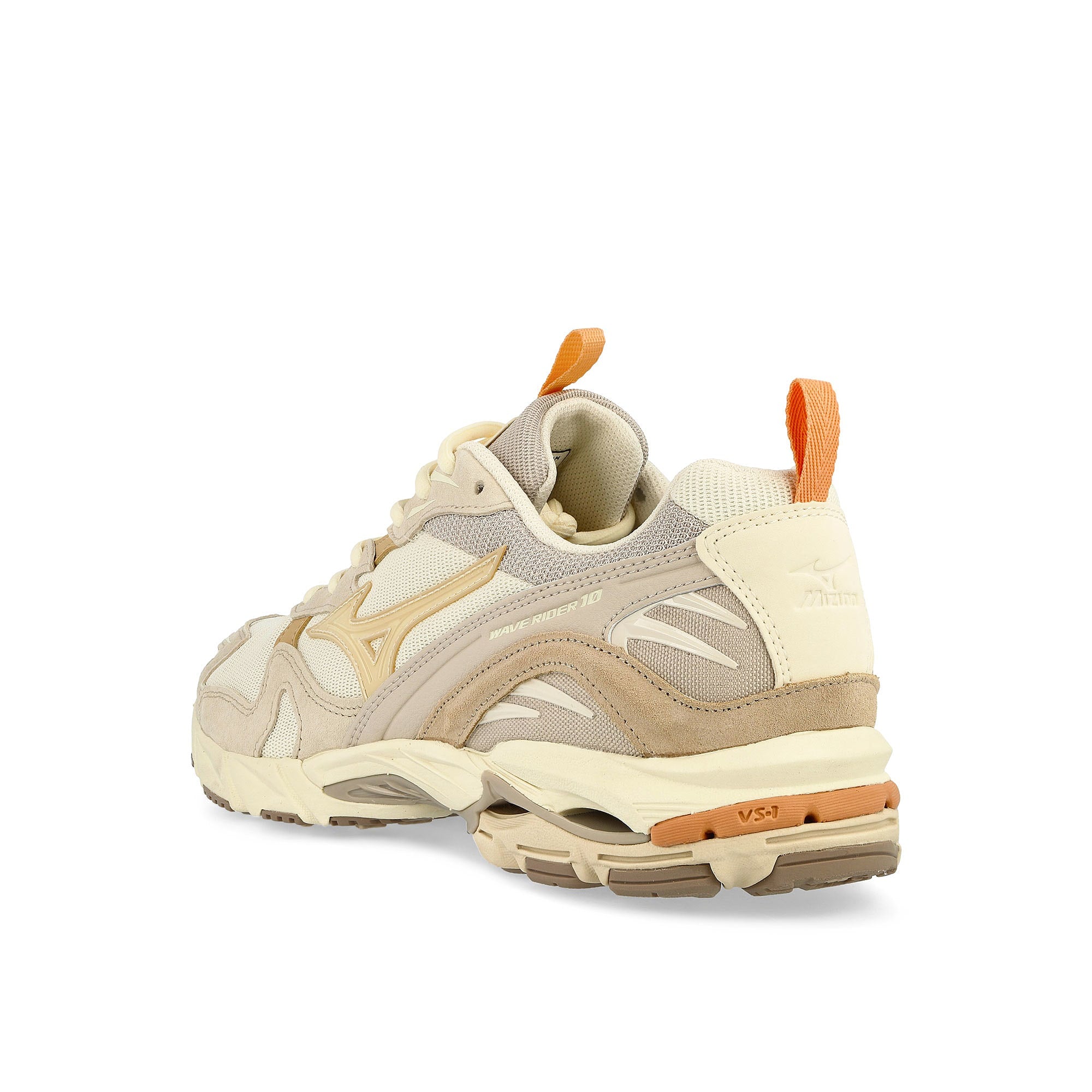 Mizuno Wave Rider 10 Summer Sand / Pristine / Pristine Low Top Sneakers Material | Overkill