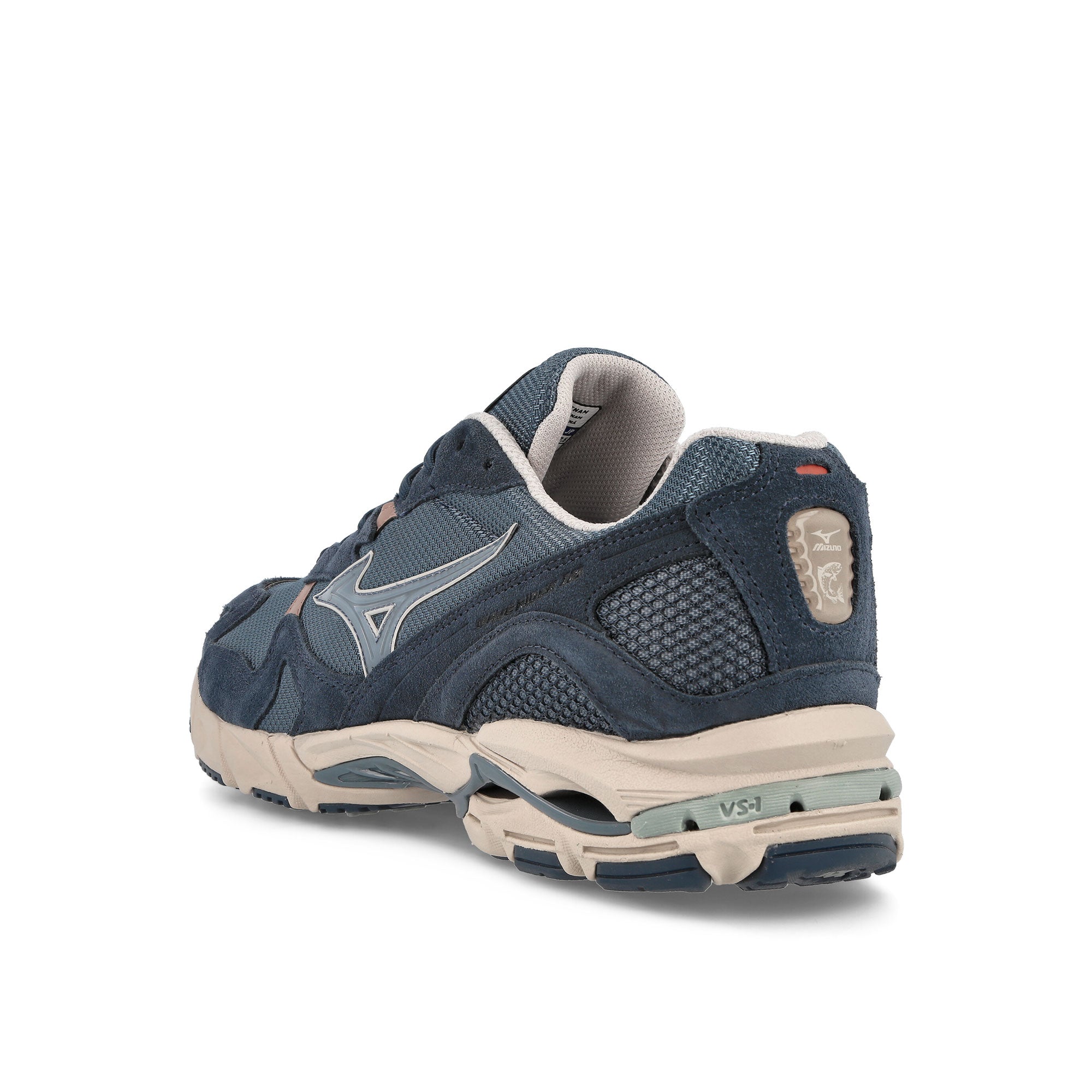 Mizuno Wave Rider 10 Bering Sea-Bering Sea-Silver Blue Low Top Sneakers Material | Overkill