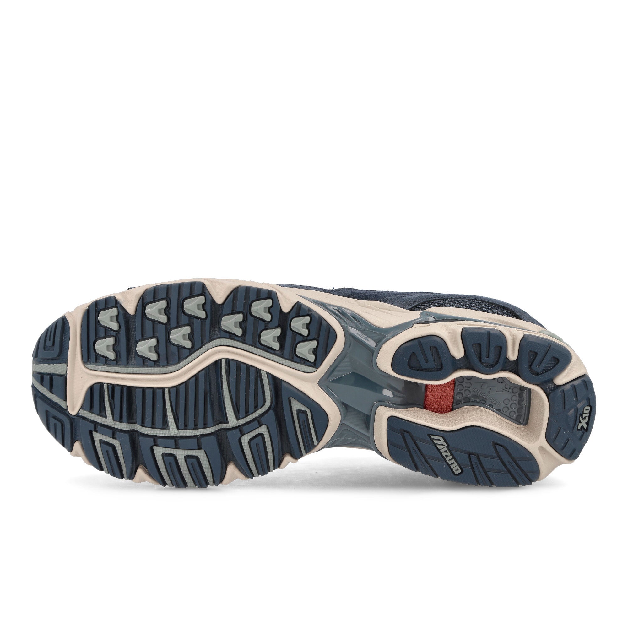 Mizuno Wave Rider 10 Bering Sea-Bering Sea-Silver Blue Low Top Sneakers Detail View 2 | Overkill