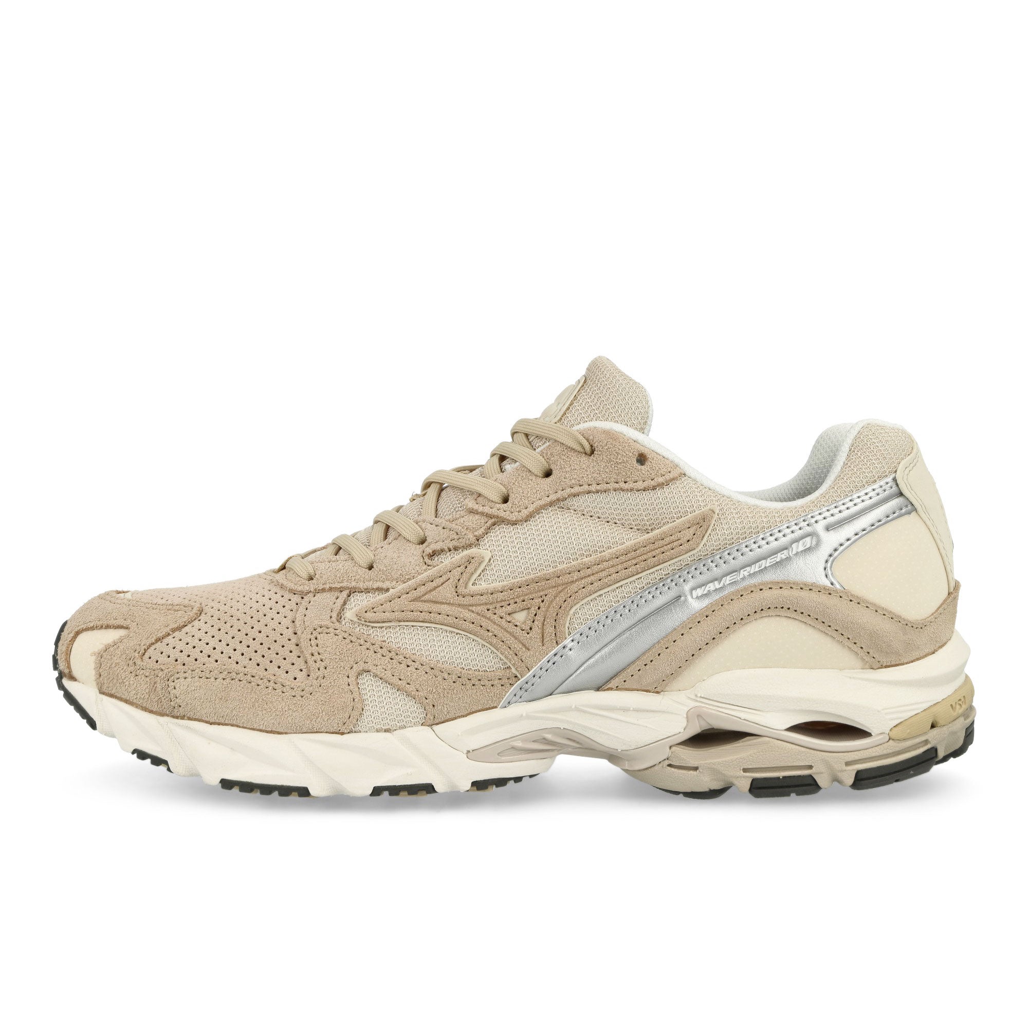 Mizuno Wave Rider 10 Mojave Desert-Summer Sand-Snow White Low Top Sneakers D1GA227705 | Overkill