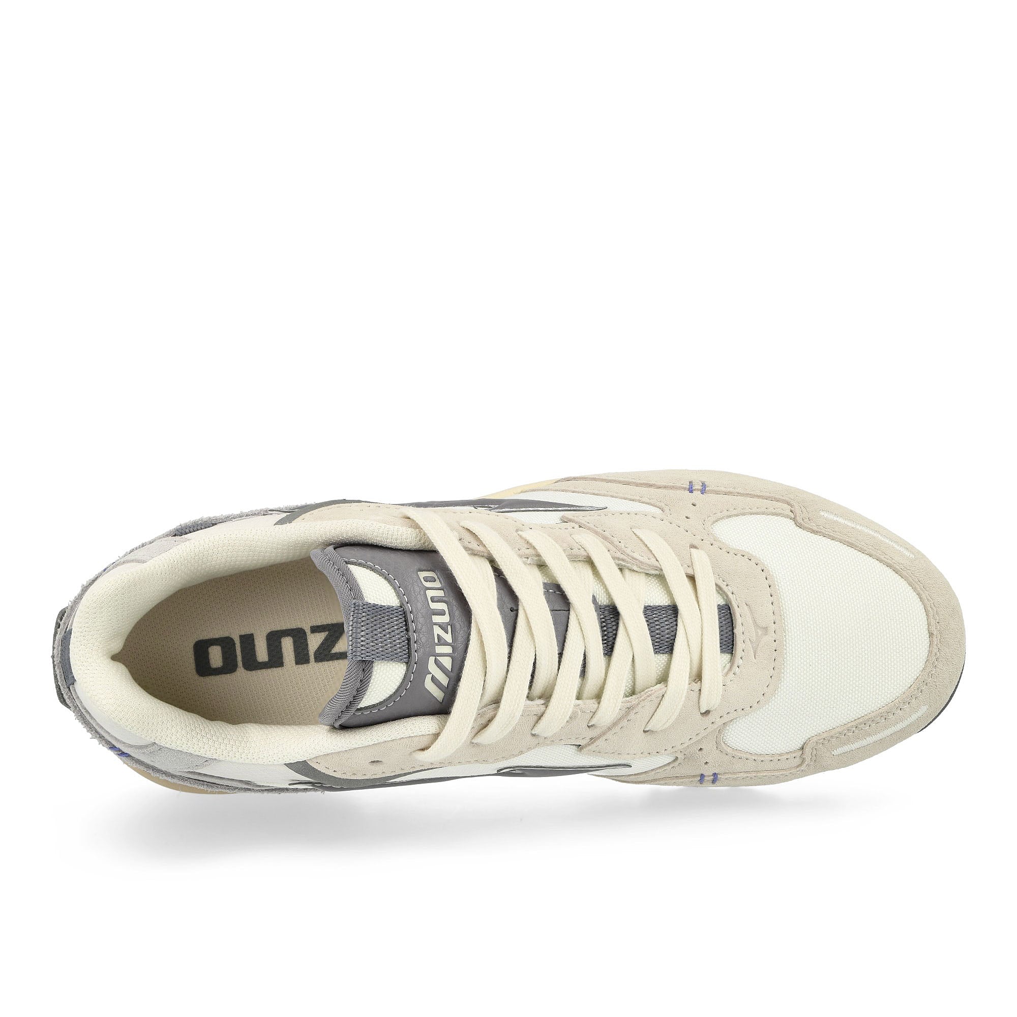 Mizuno Sky Medal Beta White Sand / Quicksilver / Snow White Low Top Sneakers Detailfoto | Overkill