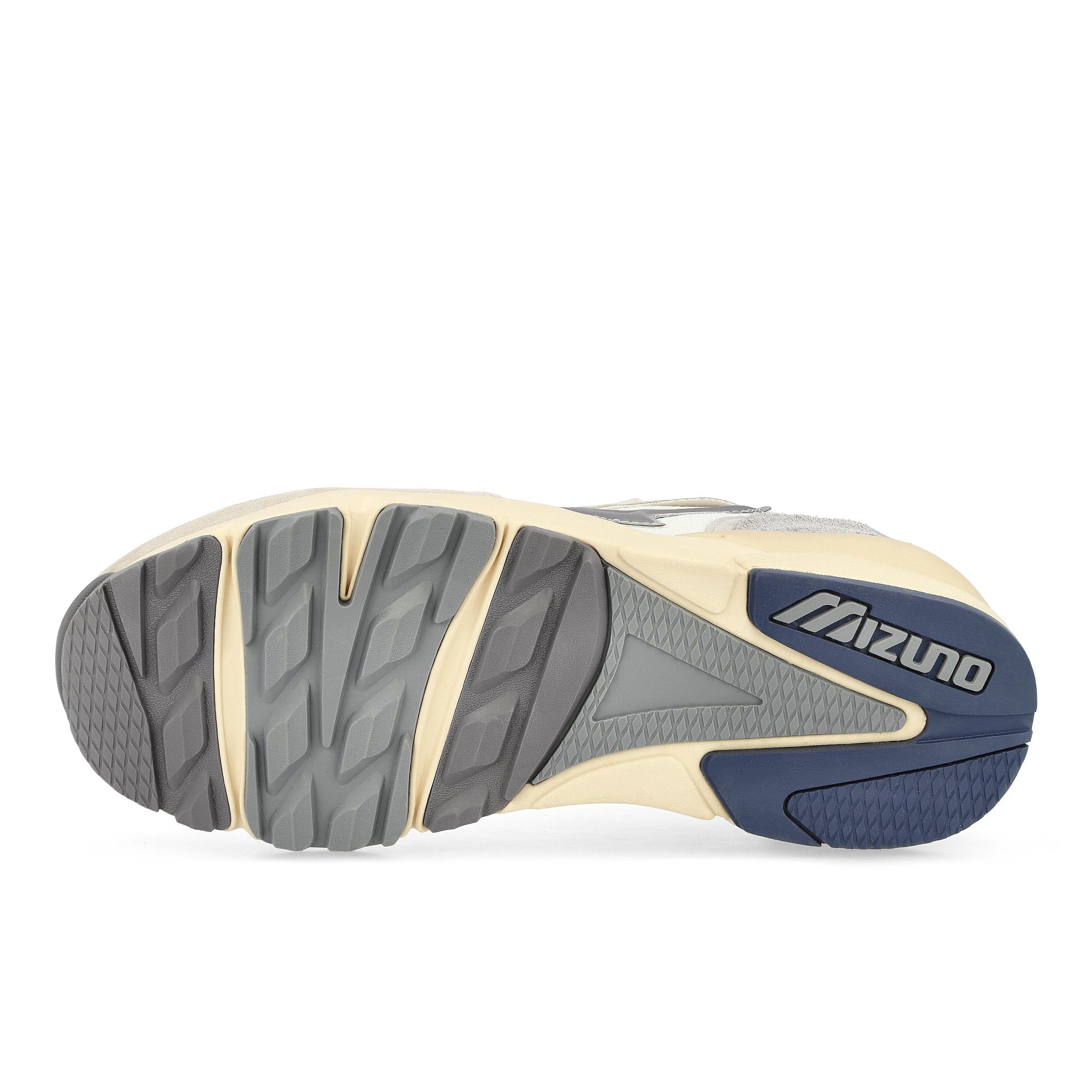 Mizuno Sky Medal Beta White Sand / Quicksilver / Snow White Low Top Sneakers Detail View 1 | Overkill