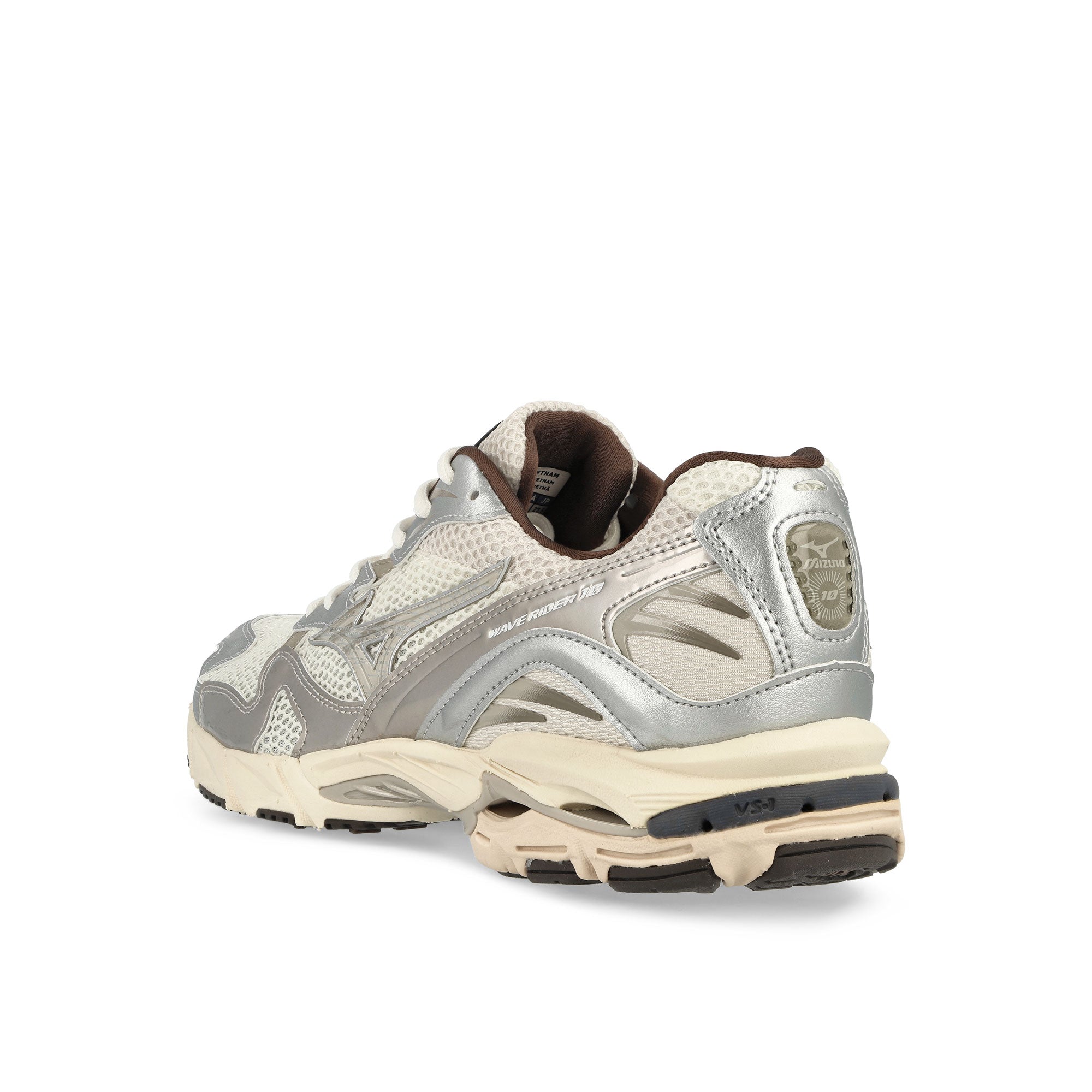 Mizuno Wave Rider 10 Snow White / Silver Cloud / Chicory Coffee Low Top Sneakers Material | Overkill