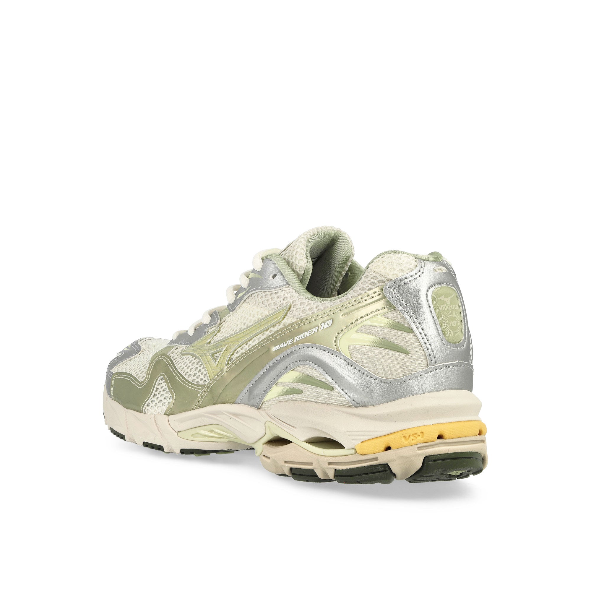 Mizuno Wave Rider 10 Snow White / White Jade / Desert Sage Low Top Sneakers Material | Overkill