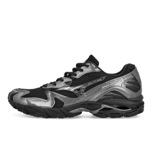 Mizuno Wave Rider 10 Black Sand / Black Sand / Metallic Gray Low Top Sneakers D1GA243108 | Overkill