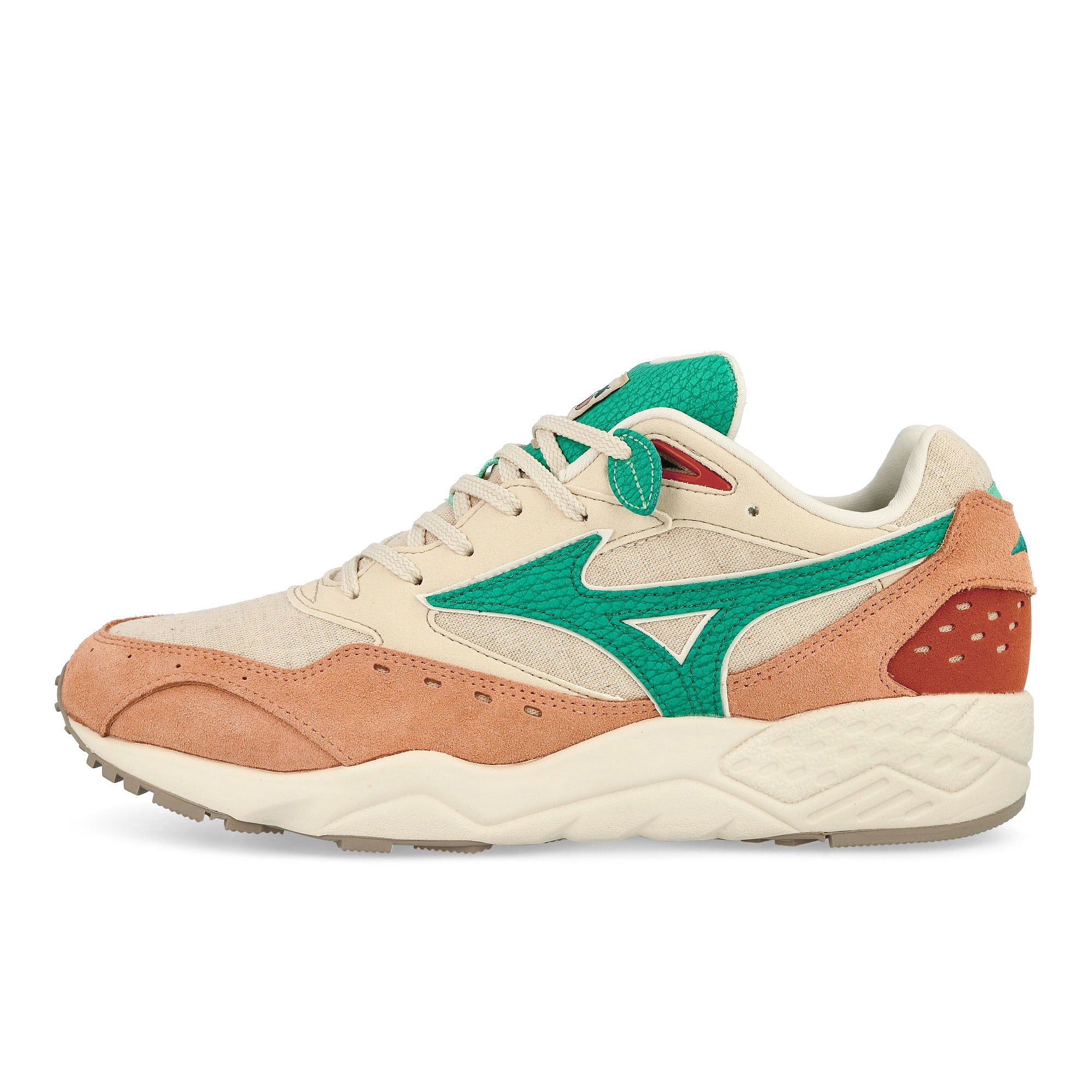 Mizuno Contender Peach Bloom / Greenlake / Pristine Low Top Sneakers D1GA243201 | Overkill