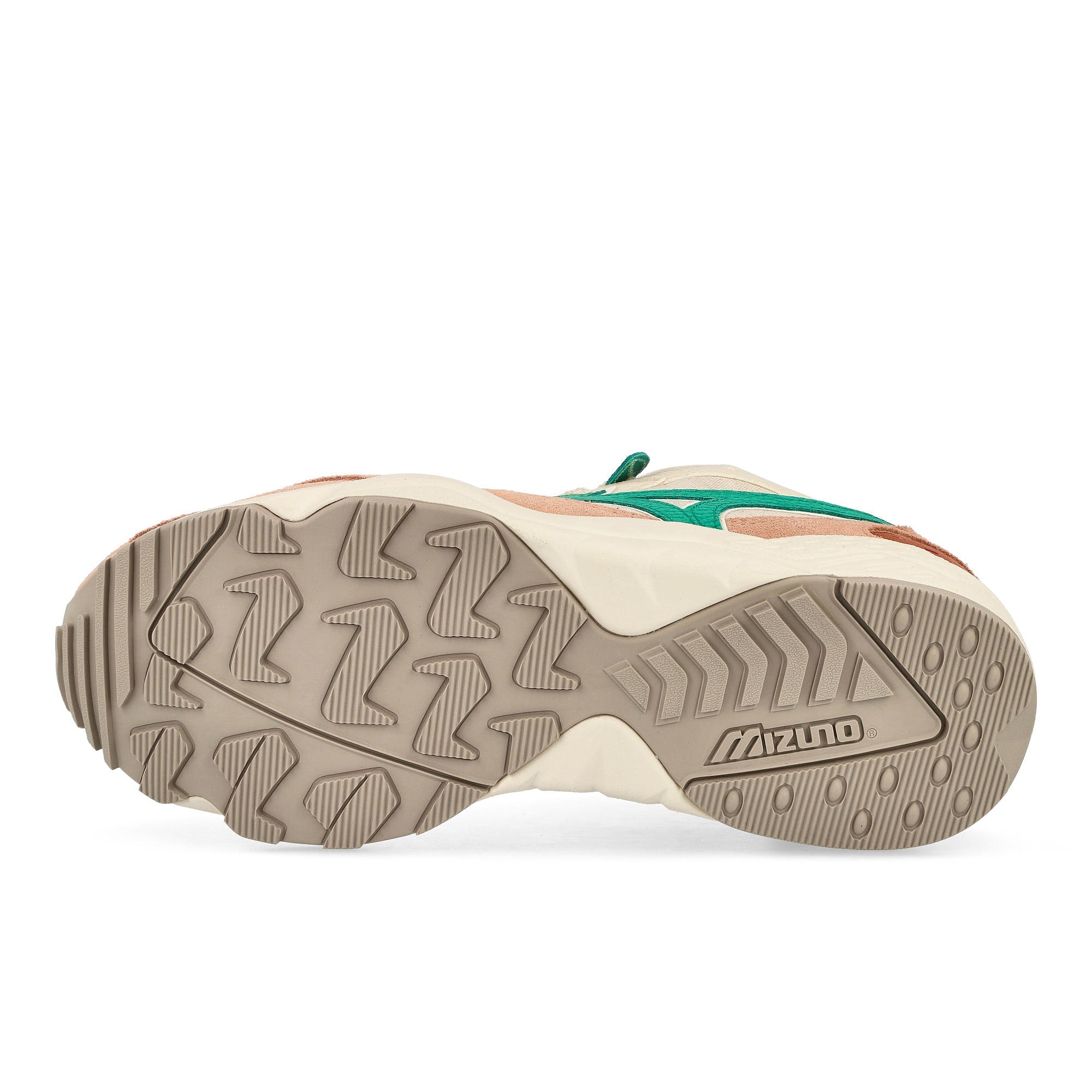 Mizuno Contender Peach Bloom / Greenlake / Pristine Low Top Sneakers Detail View 1 | Overkill