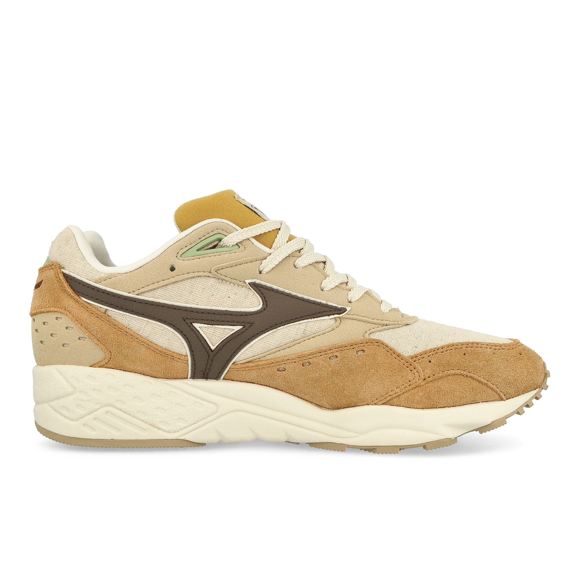 Mizuno Contender Spruce Yellow / Major Brown / Pris Low Top Sneakers Silhouette | Overkill