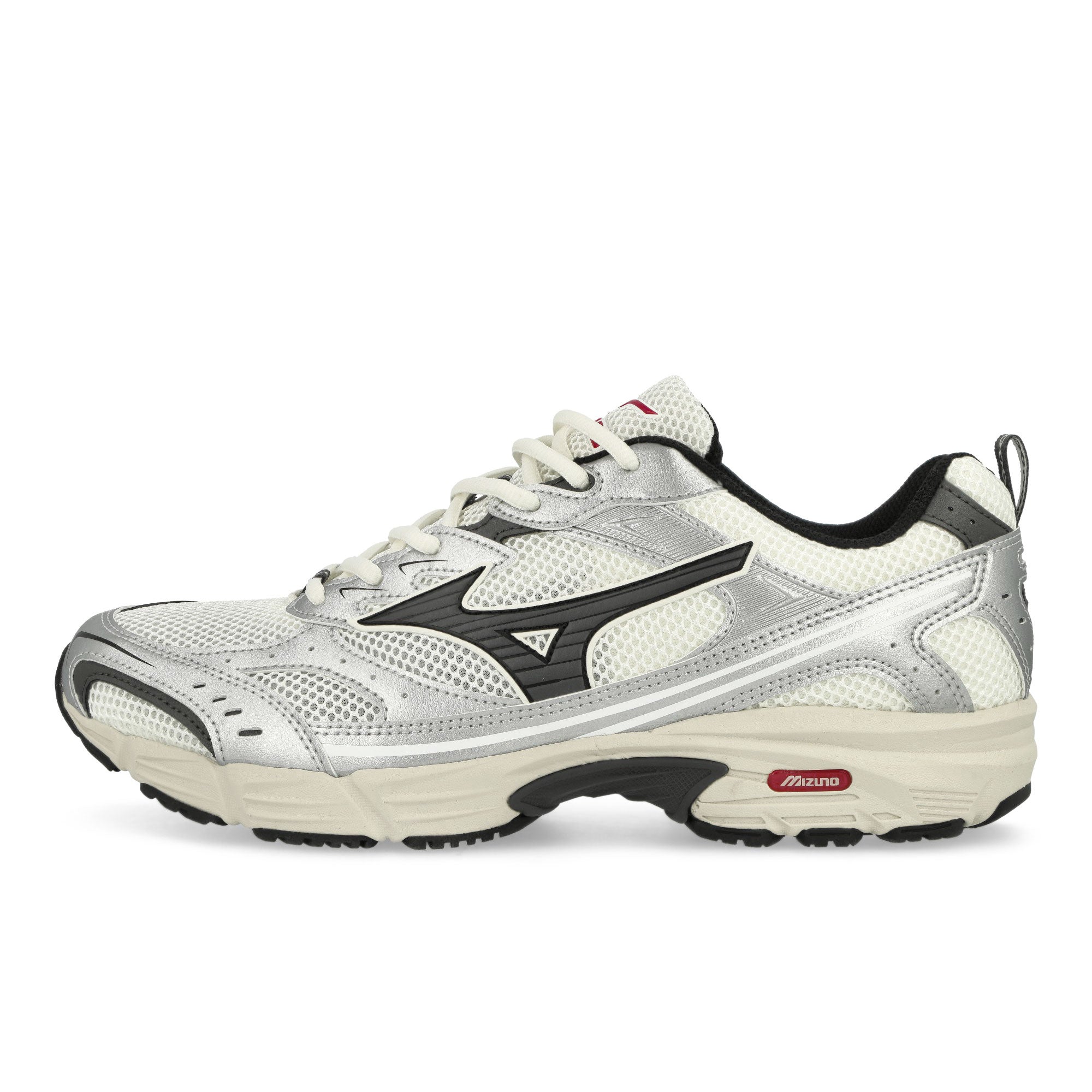 Mizuno MXR Snow White / Magnet / Silver Low Top Sneakers D1GA245101 | Overkill