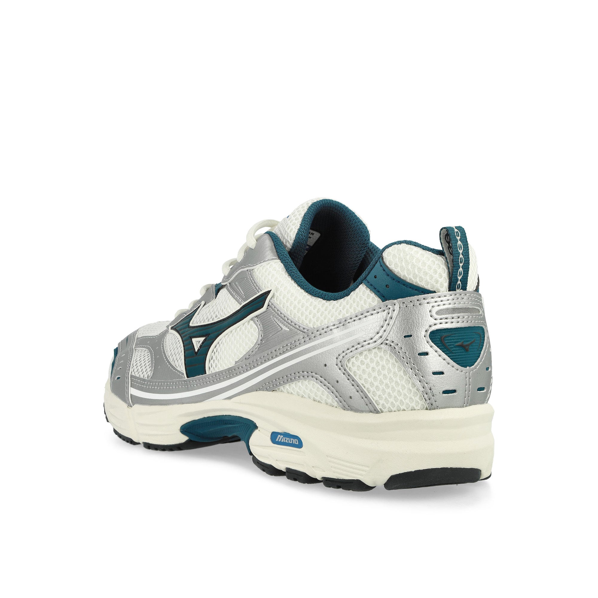 Mizuno MXR Snow White / Majolica Blue / Silver Low Top Sneakers Material | Overkill