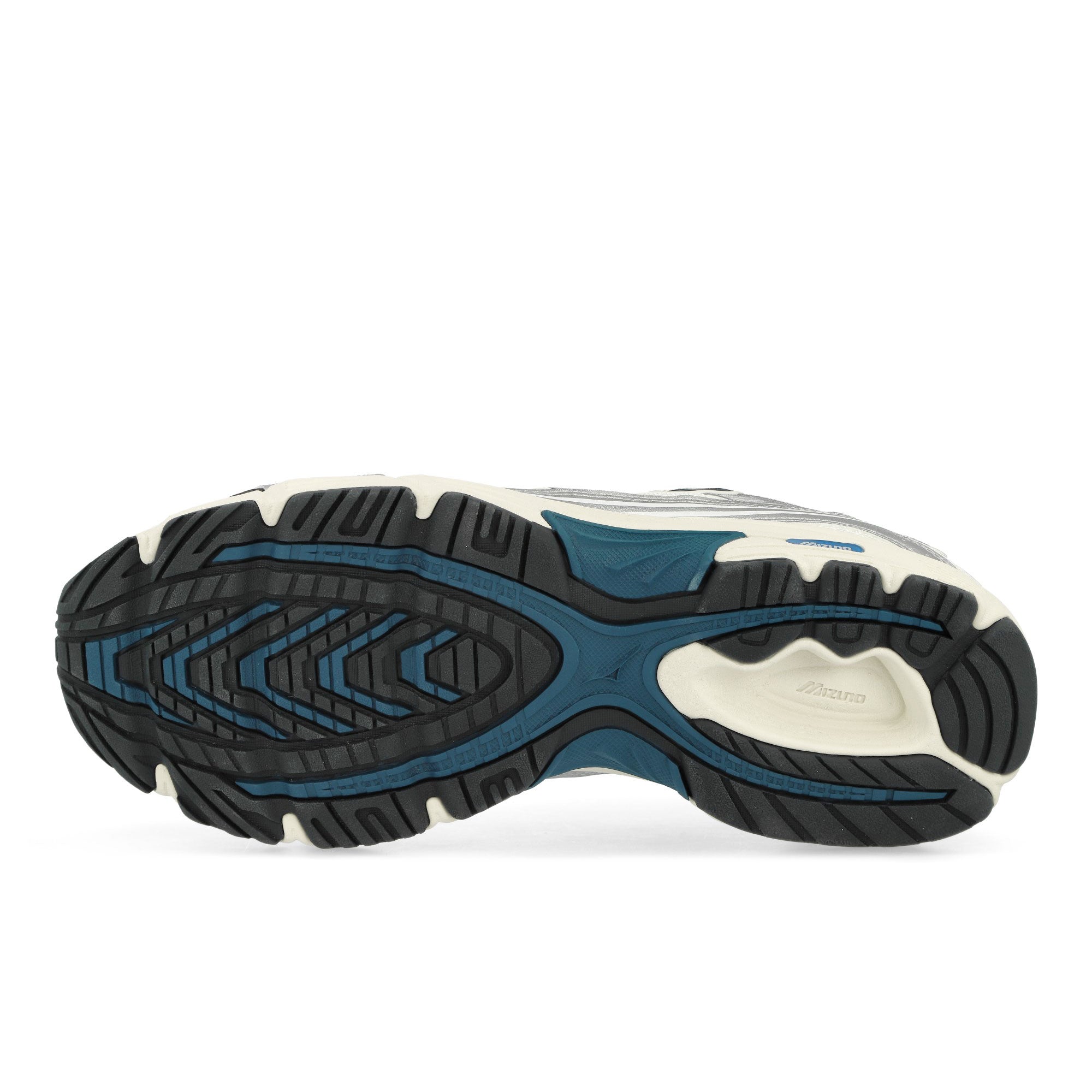 Mizuno MXR Snow White / Majolica Blue / Silver Low Top Sneakers Detail View 1 | Overkill