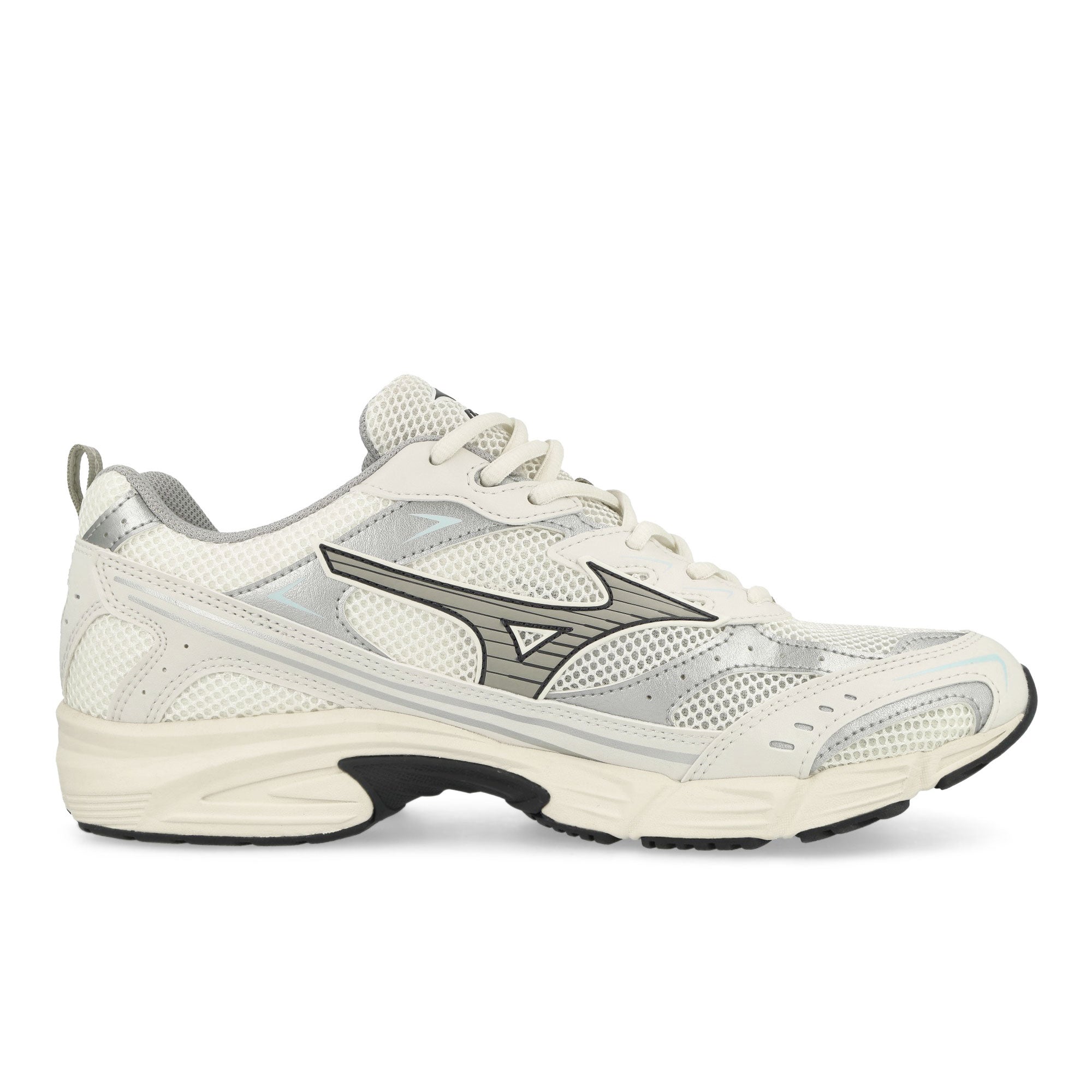Mizuno MXR Snow White / Harbor Mist / Silver Low Top Sneakers Silhouette | Overkill