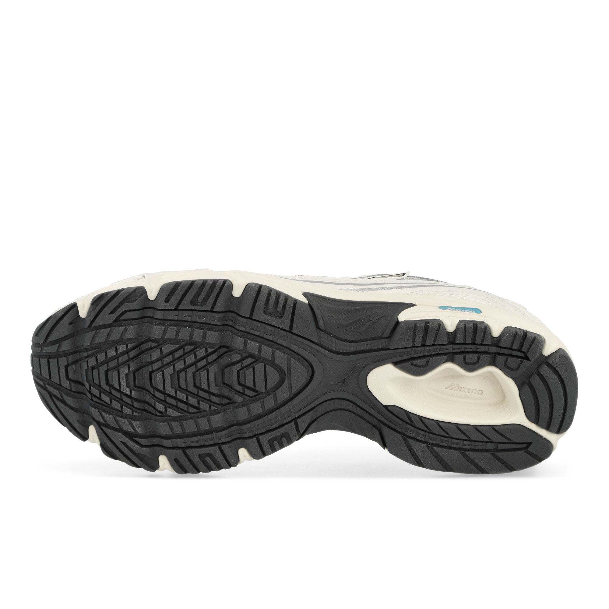 Mizuno MXR Snow White / Harbor Mist / Silver Low Top Sneakers Detail View 1 | Overkill