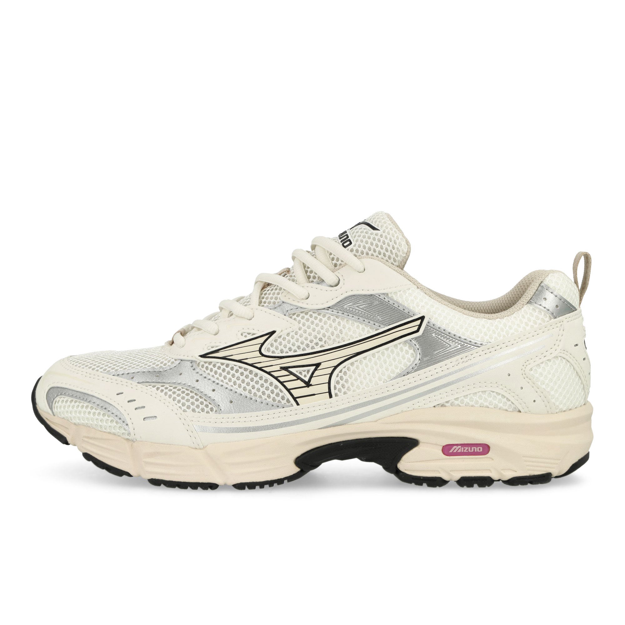 Mizuno MXR Snow White / Pristine / Silver Low Top Sneakers D1GA245104 | Overkill