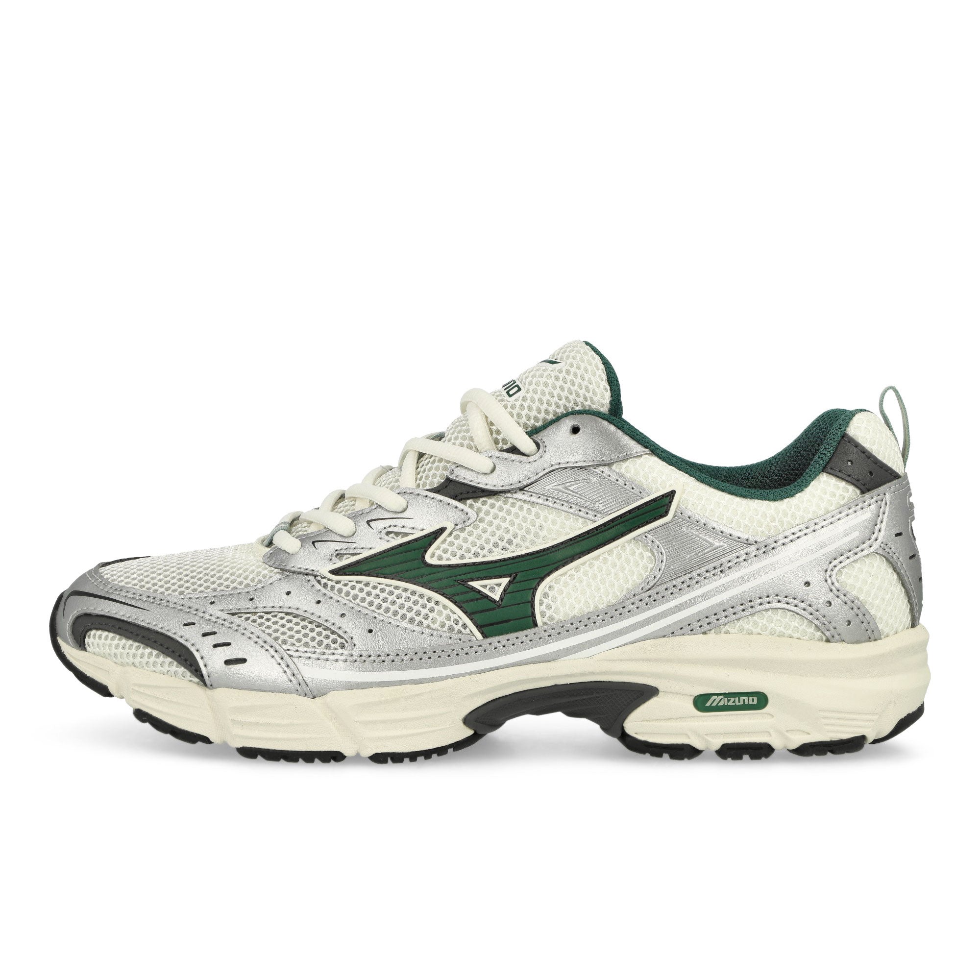 Mizuno MXR MIZUNO snow White / Bistro Green / Silver Low Top Sneakers D1GA245111 | Overkill