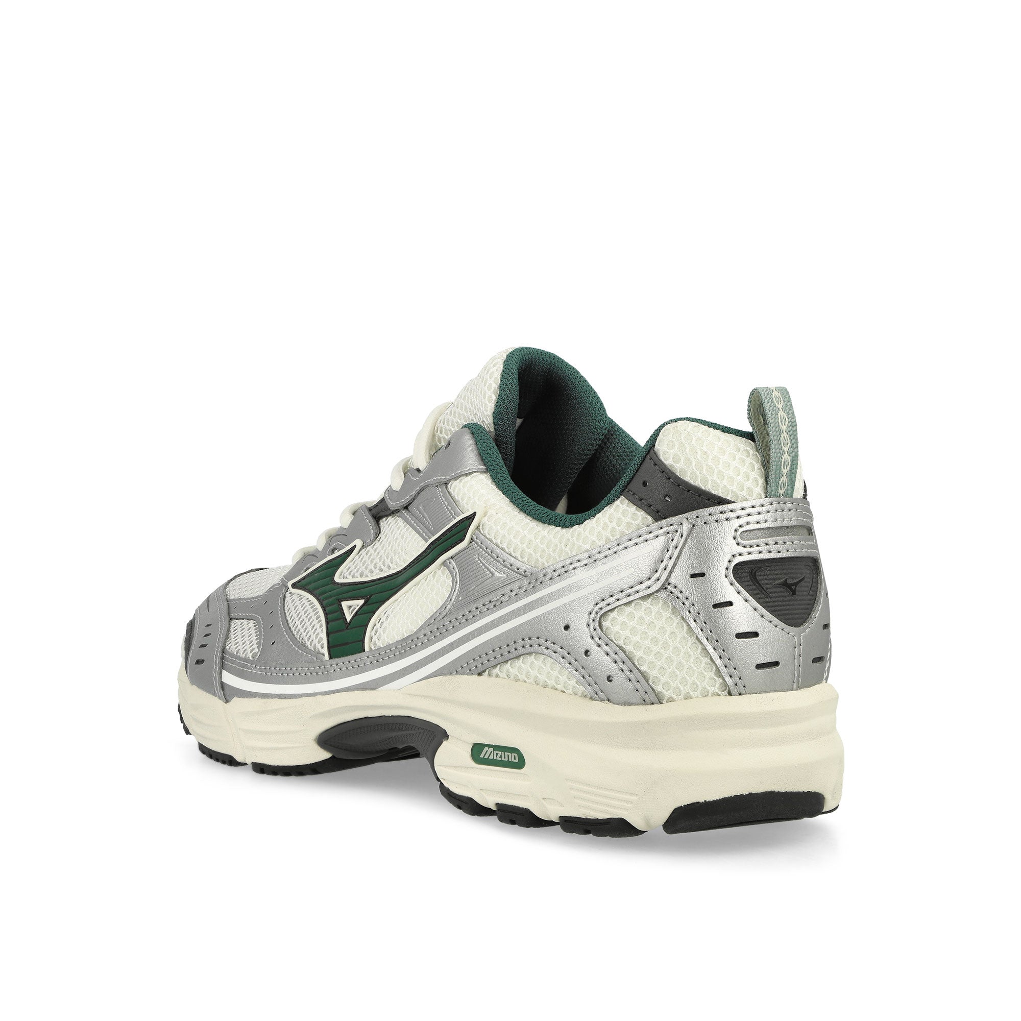 Mizuno MXR MIZUNO snow White / Bistro Green / Silver Low Top Sneakers Material | Overkill