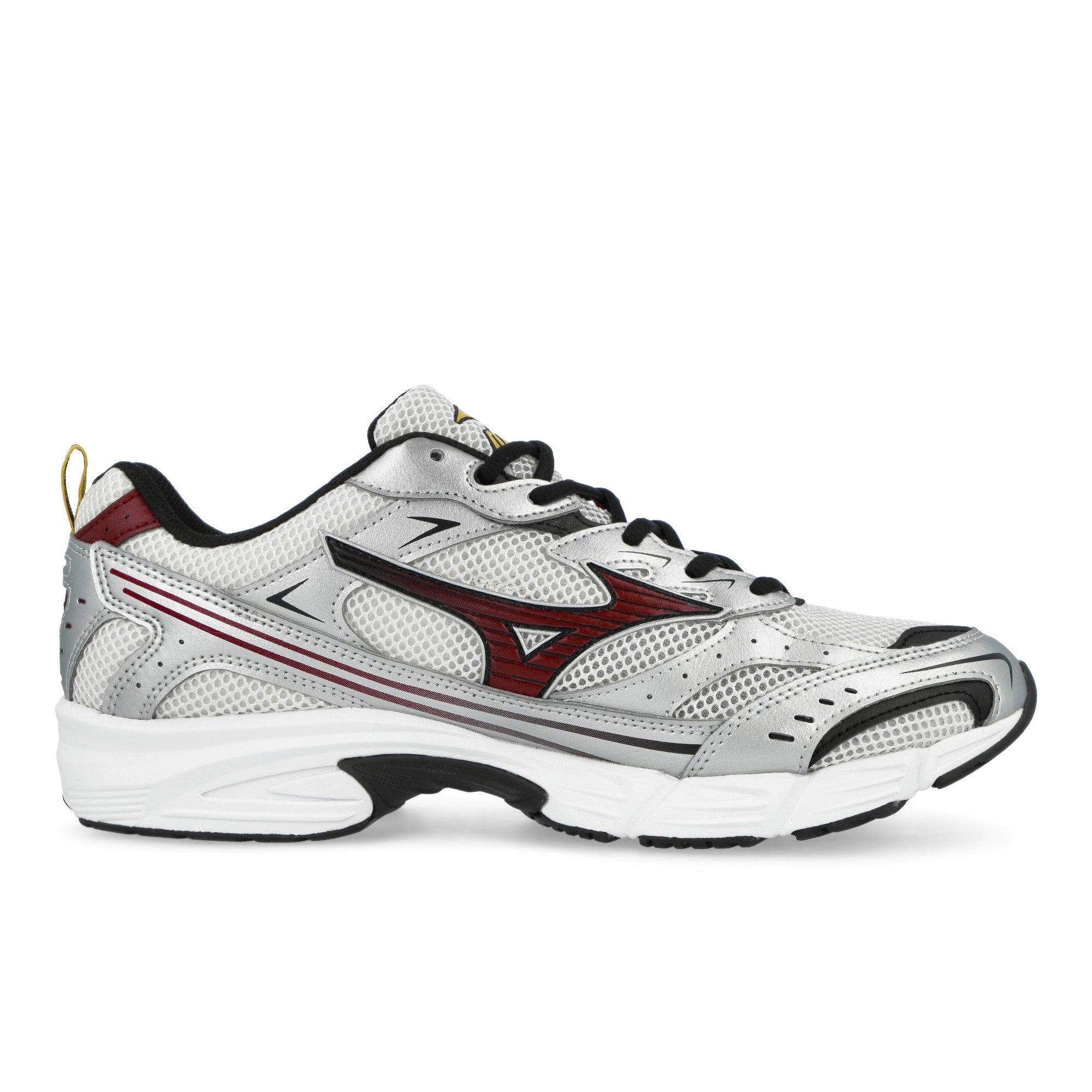 Mizuno MXR Nimbus Cloud / Syrah Silver Low Top Sneakers D1GA245112 Silhouette | Overkill