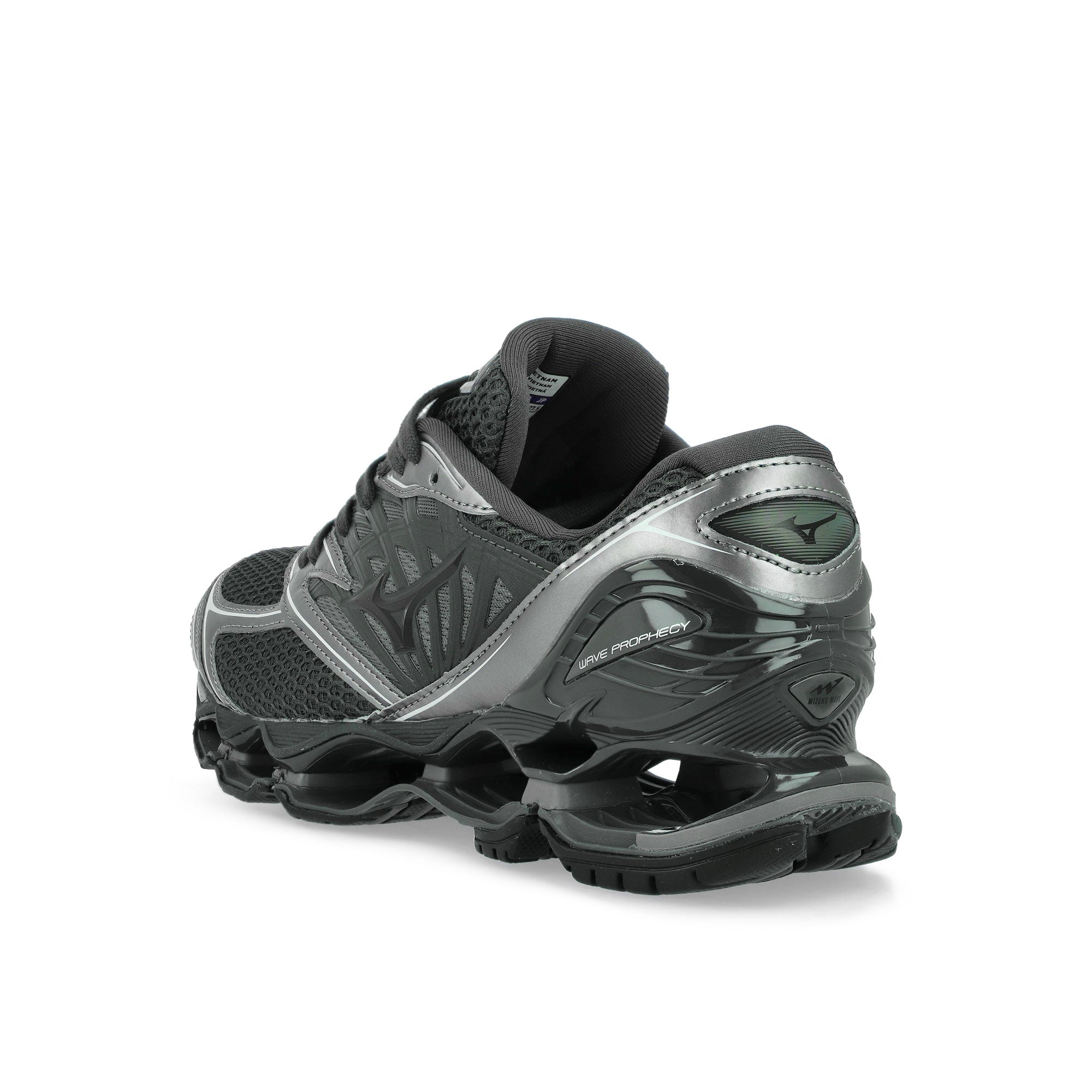Mizuno Wave Prophecy LS Black Sand / Black / Metallic Gray Low Top Sneakers Material | Overkill