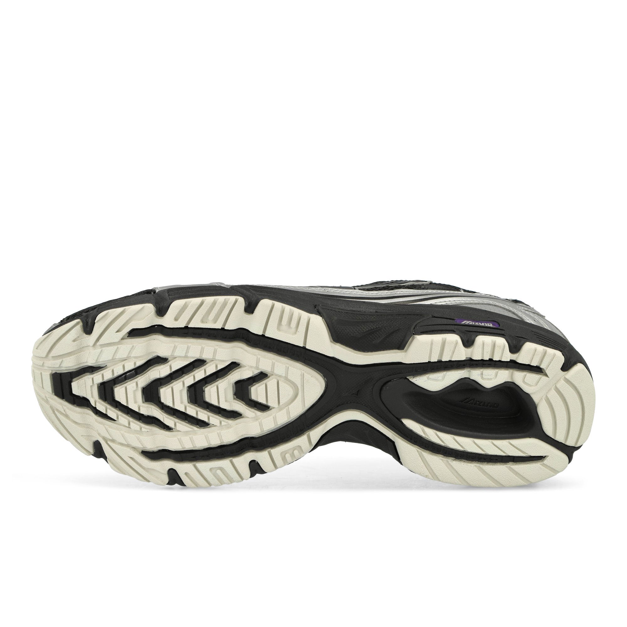 Mizuno MXR Black / Black Sand / Purple Haze Low Top Sneakers Detail View 1 | Overkill