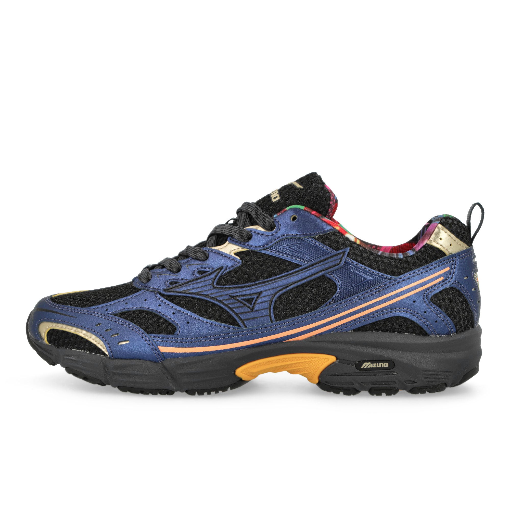 Mizuno MXR Osaka City Black/Black/Cadmium Orange Low Top Sneakers D1GA251601 | Overkill