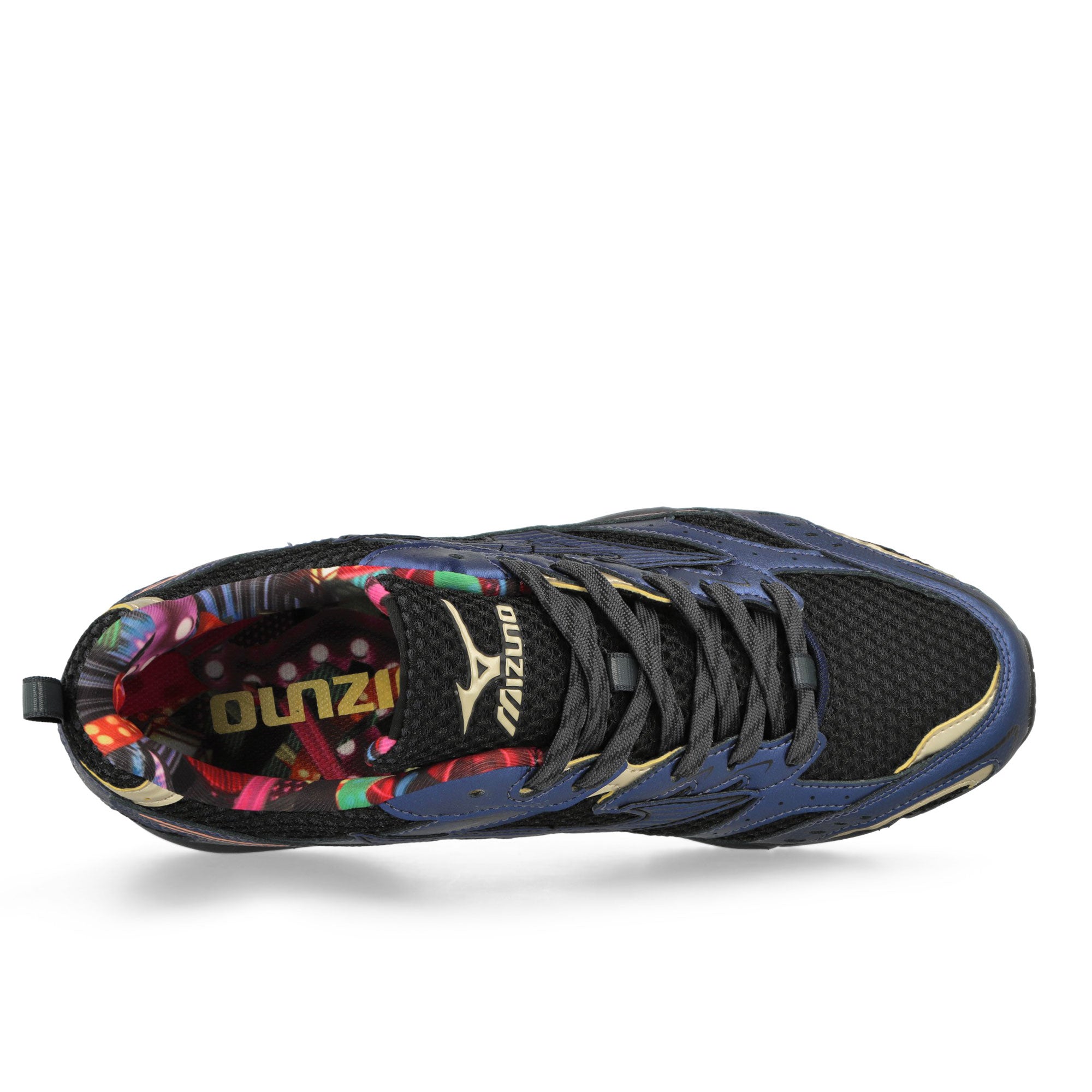 Mizuno MXR Osaka City Black/Black/Cadmium Orange Low Top Sneakers Detail View 1 | Overkill