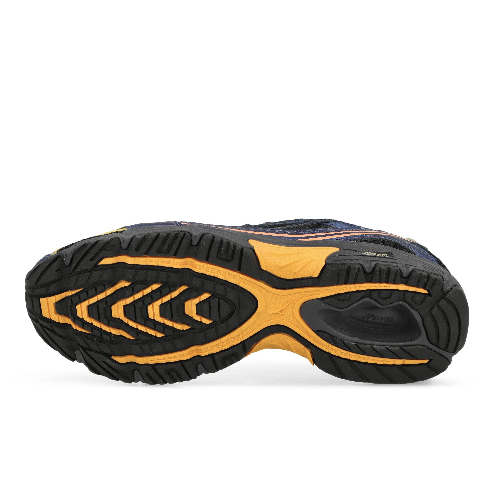 Mizuno MXR Osaka City Black/Black/Cadmium Orange Low Top Sneakers Detail View 2 | Overkill