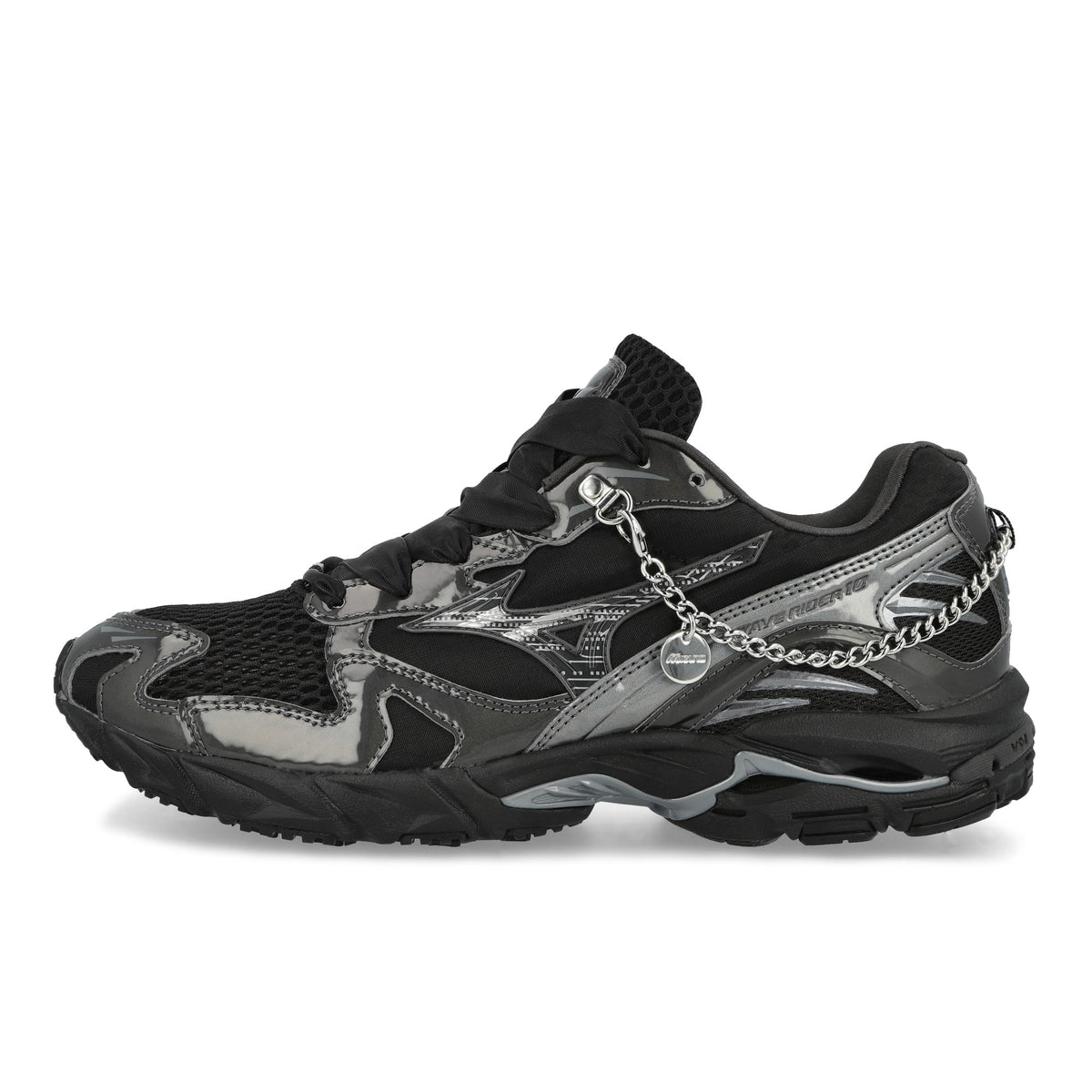 Mizuno Wave Rider 10 Jewels Black / Black Sand / Quiet Shade Sneaker D1GA260E02 | Overkill
