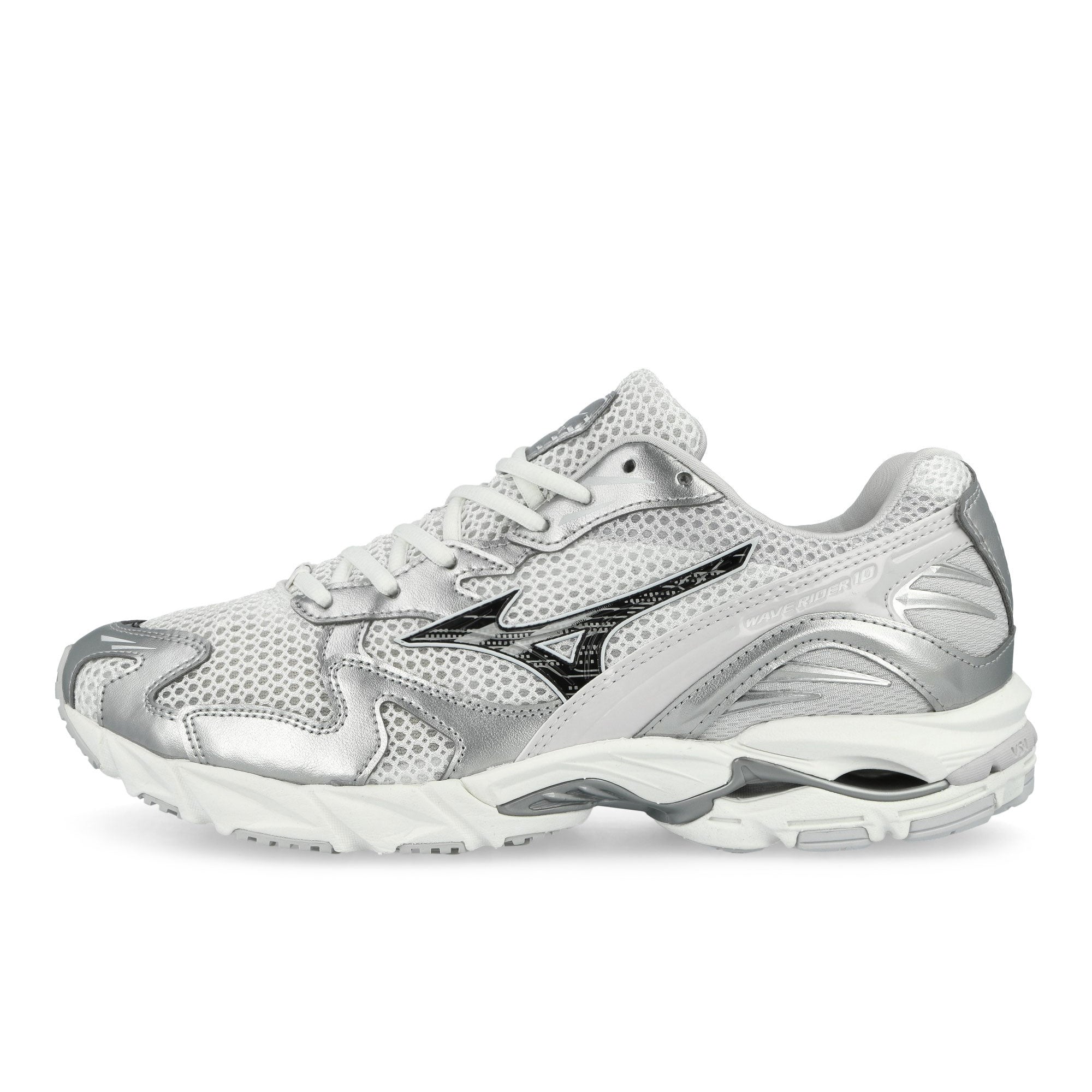 Mizuno Wave Rider 10 GF White / Black Sand / Lilac Hint Low Top Sneakers D1GA261D05 | Overkill