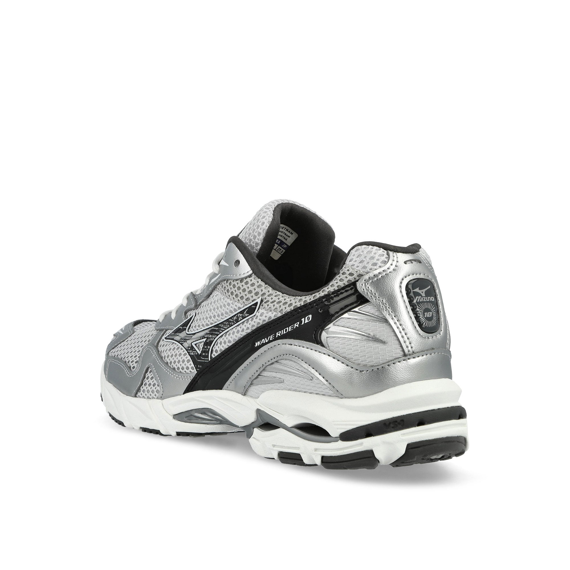 Mizuno Wave Rider 10 Cloudscape / Black Sand / Harbor Mist Low Top Sneakers D1GA261D06 Material | Overkill