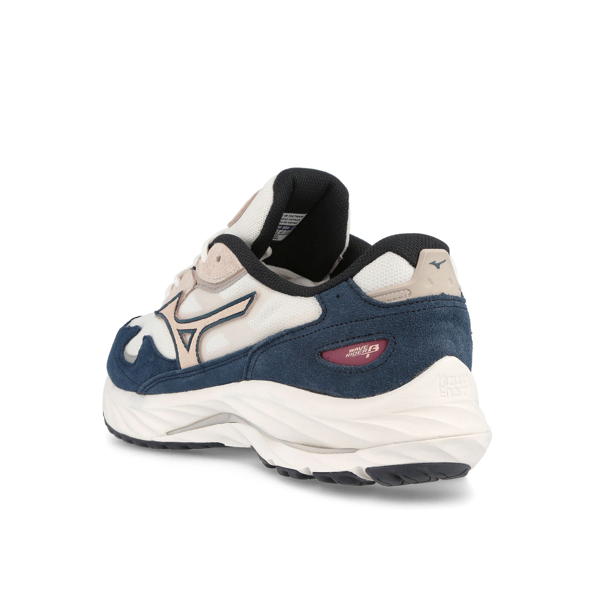 Mizuno Wave Rider Beta Snow White-Shifting Sand-Insignia Blue Sneakers Material | Overkill