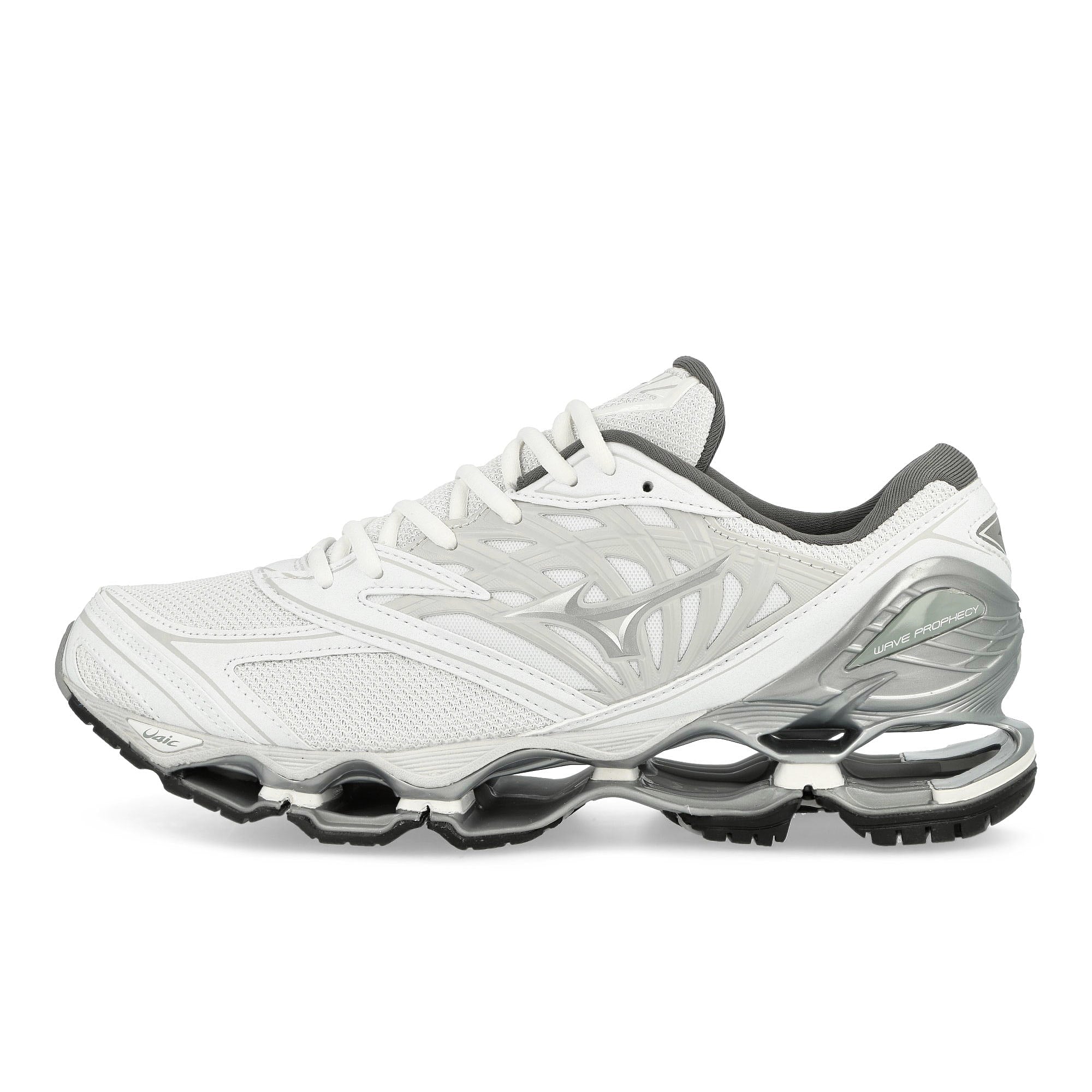 Mizuno Wave Prophecy LS White / Silver / Harbor Mist Low Top Sneakers D1GA333702 | Overkill