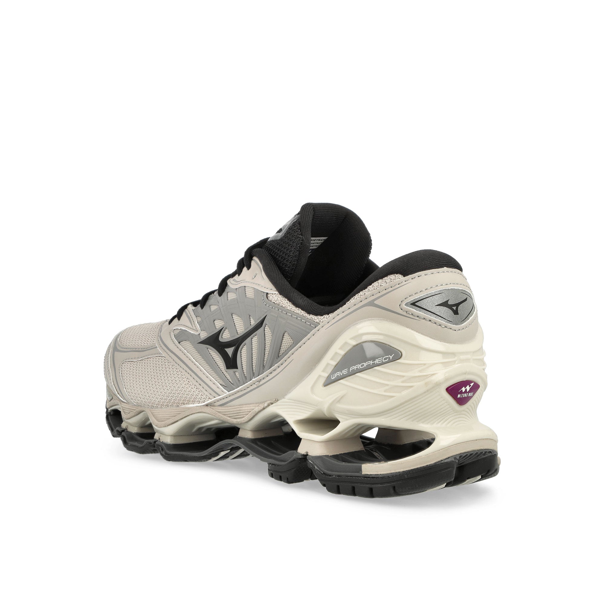 Mizuno Wave Prophecy LS Silver Cloud / Black / Opal Gray Low Top Sneakers Material | Overkill