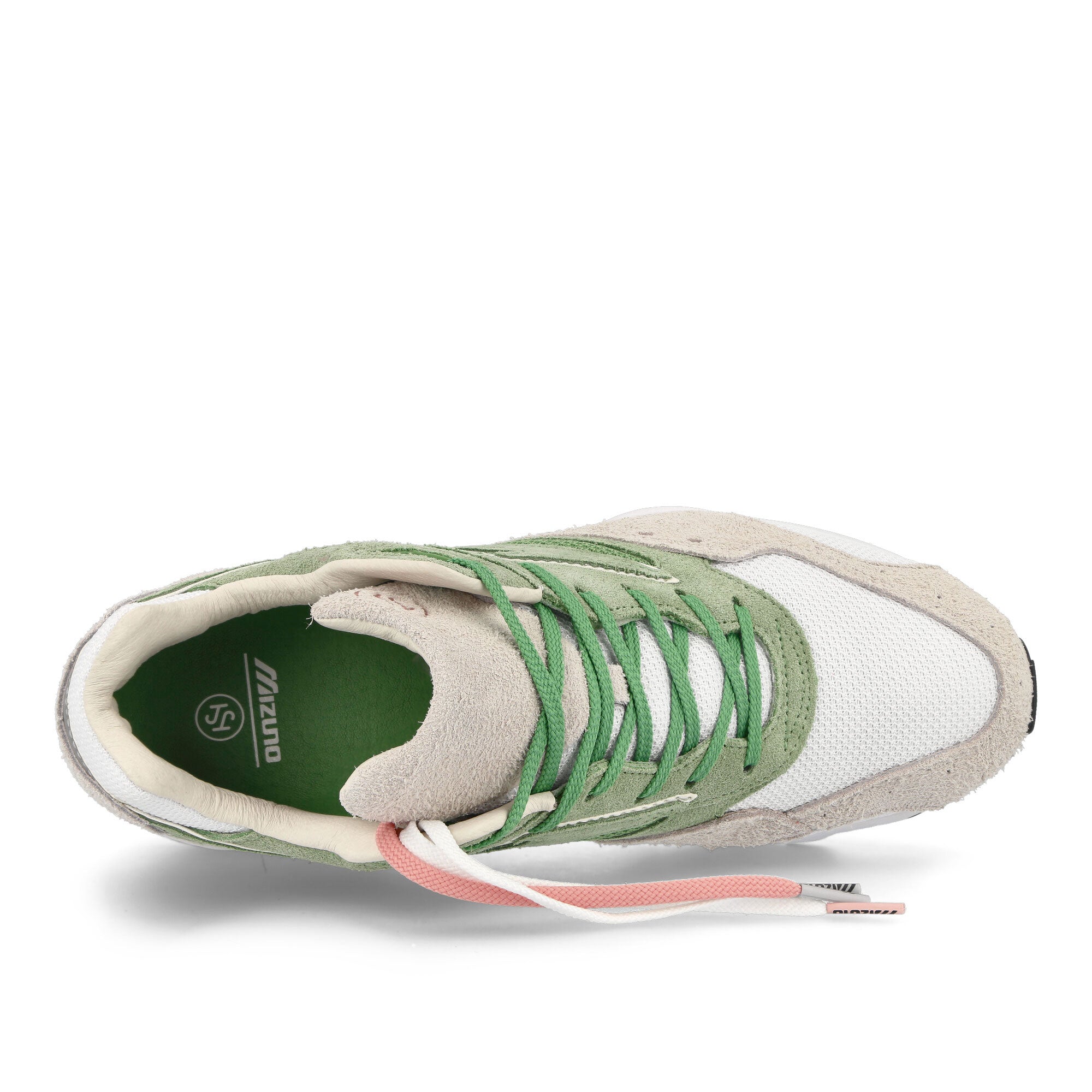 Mizuno Hikmet Sugoer x Mizuno Contender Whity Onyx / Green Moss / Antique Moss Sneakers Detailfoto | Overkill
