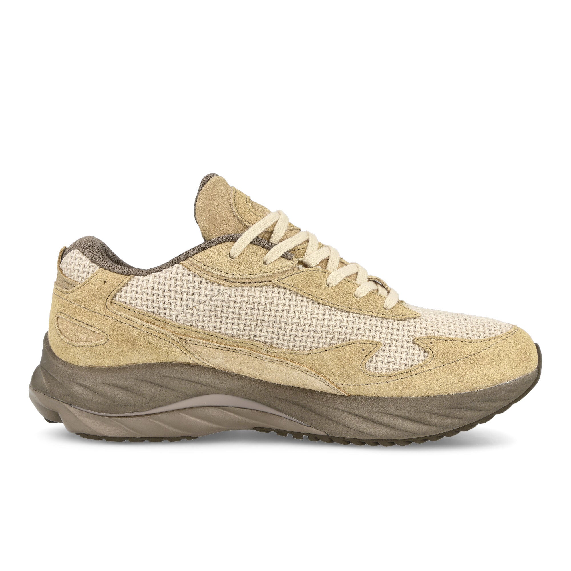 Mizuno Beams x Mizuno Wave Rider Beta Mojave Desert Low Top Sneakers Silhouette | Overkill