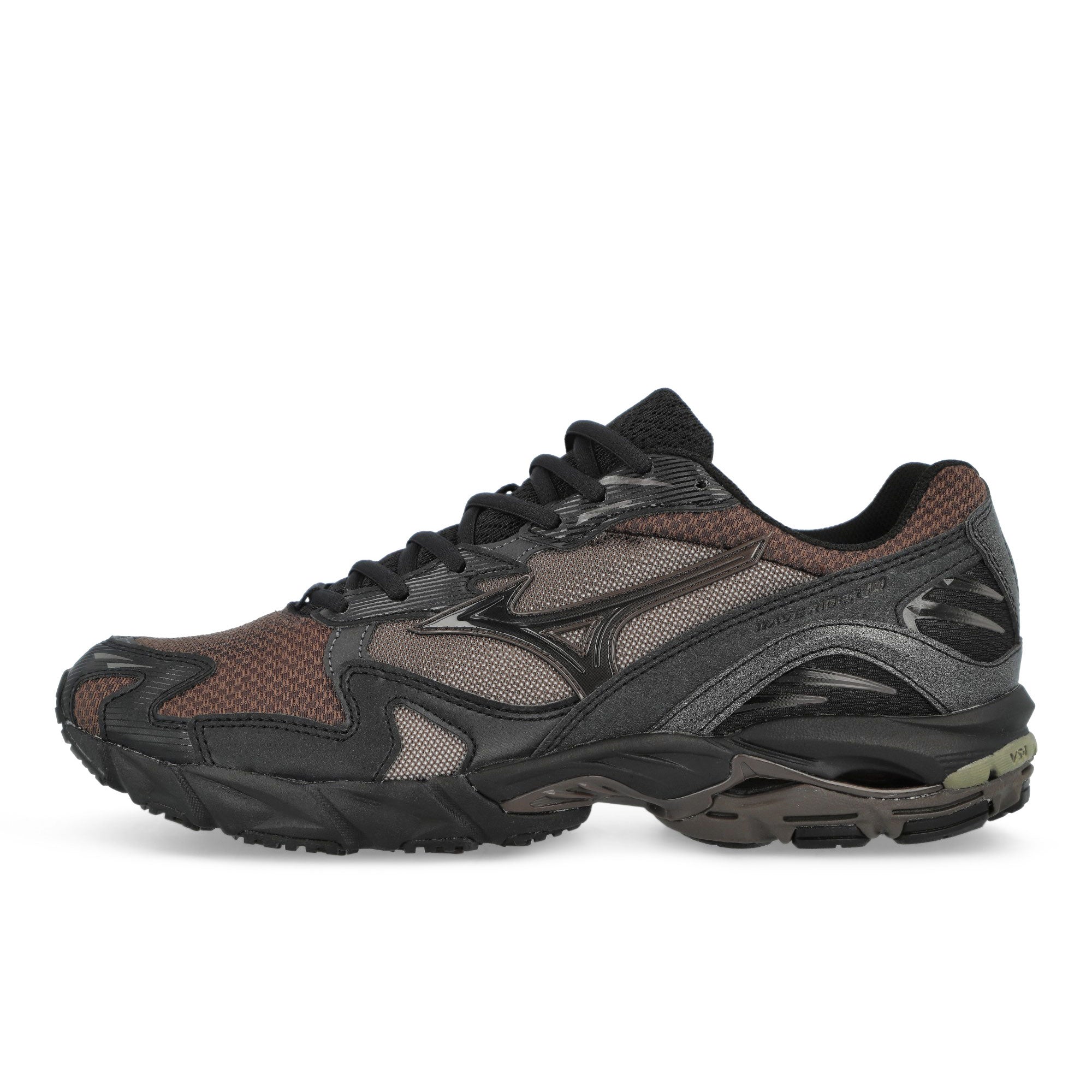 Vainl Archive x Mizuno Wave Rider 10 Chocolate Brown / Pirate Black / Black Sneaker D1GD252101 | Overkill