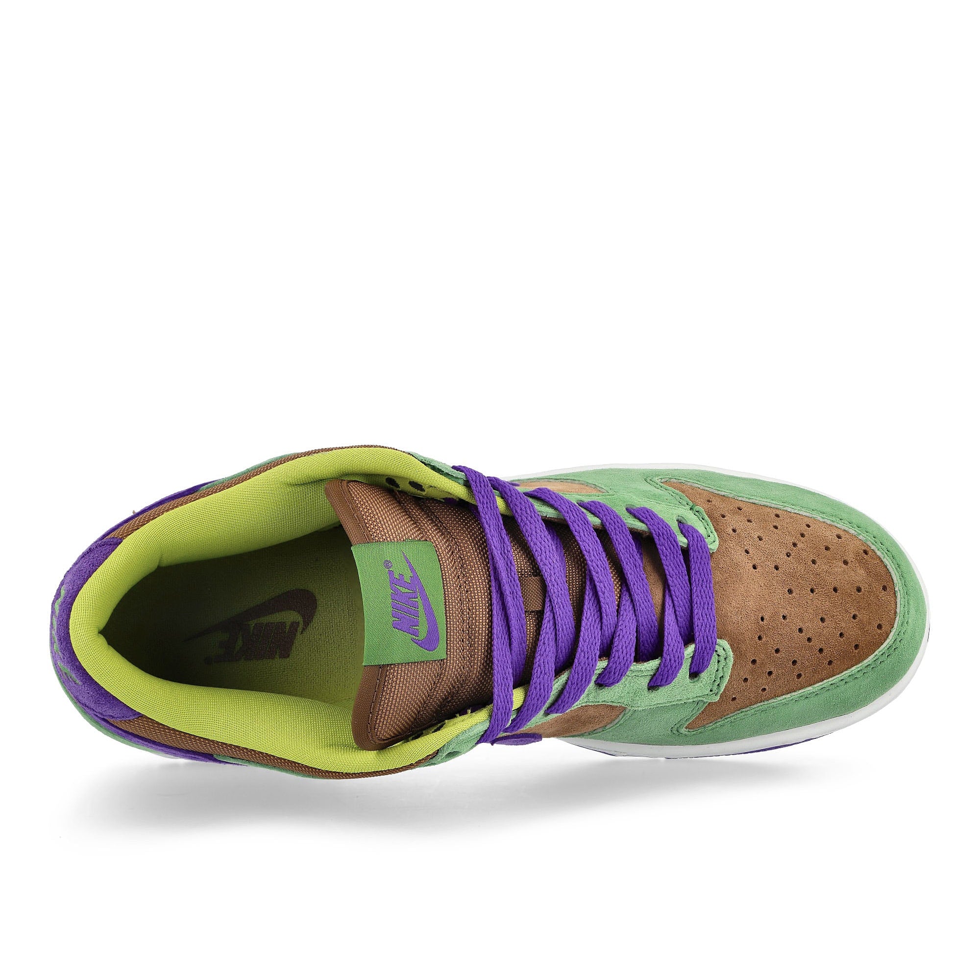 Nike Dunk Low SP Veneer / Deep Purple - Autumn Green Low Top Sneakers Detailfoto | Overkill