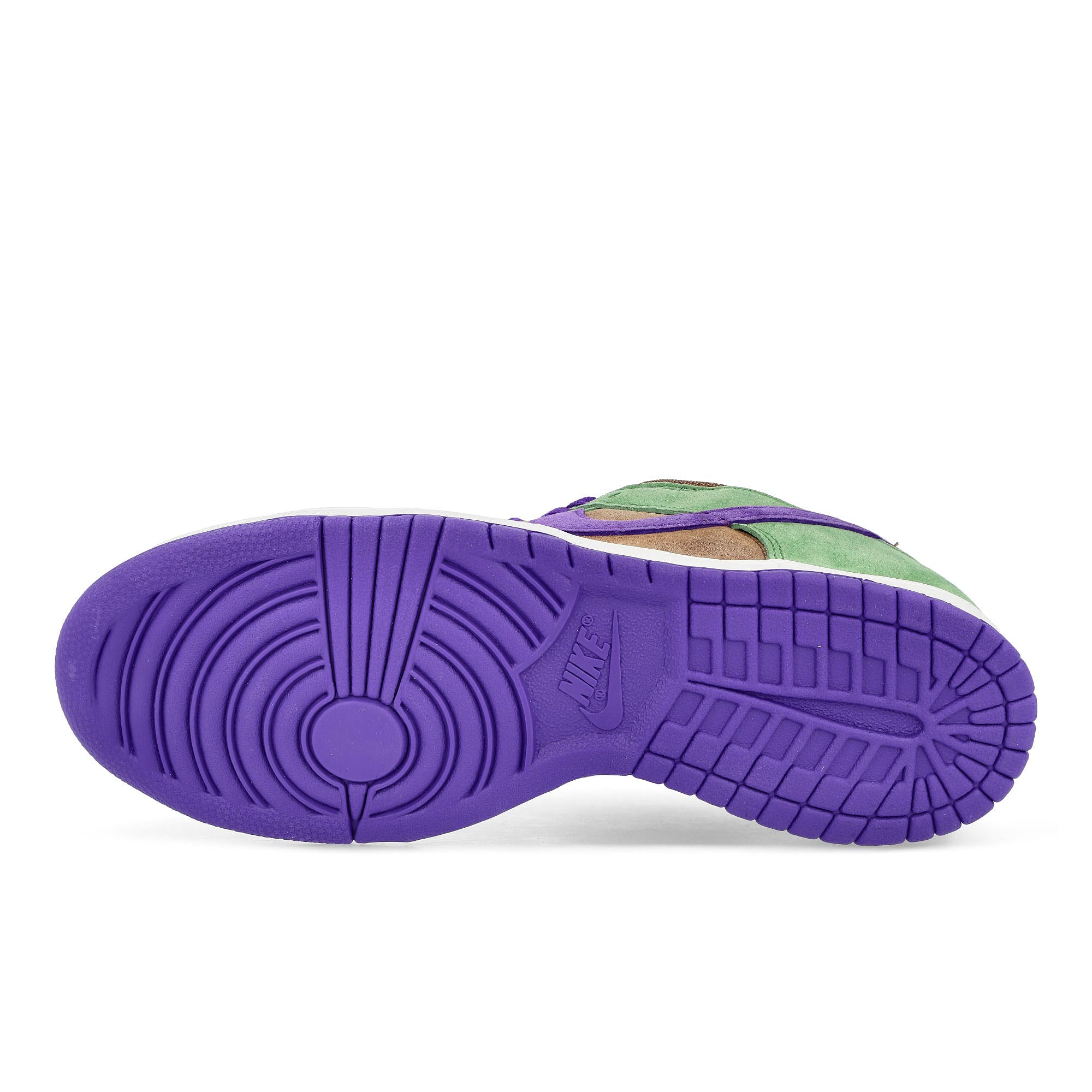 Nike Dunk Low SP Veneer / Deep Purple - Autumn Green Low Top Sneakers Detail View 1 | Overkill