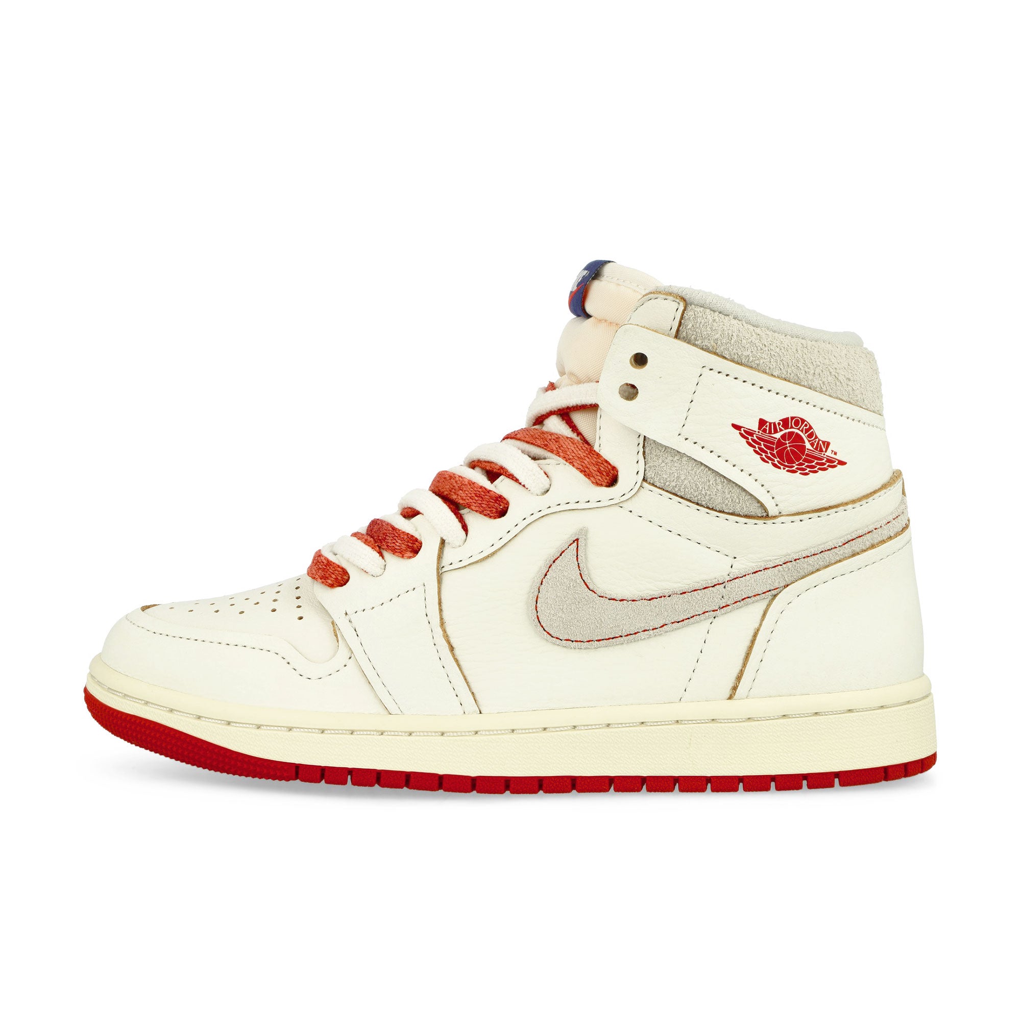 Jordan Wmns Air Jordan 1 High OG Sail / Cinnabar - Light Bone High Top Sneakers DB4612 100 | Overkill