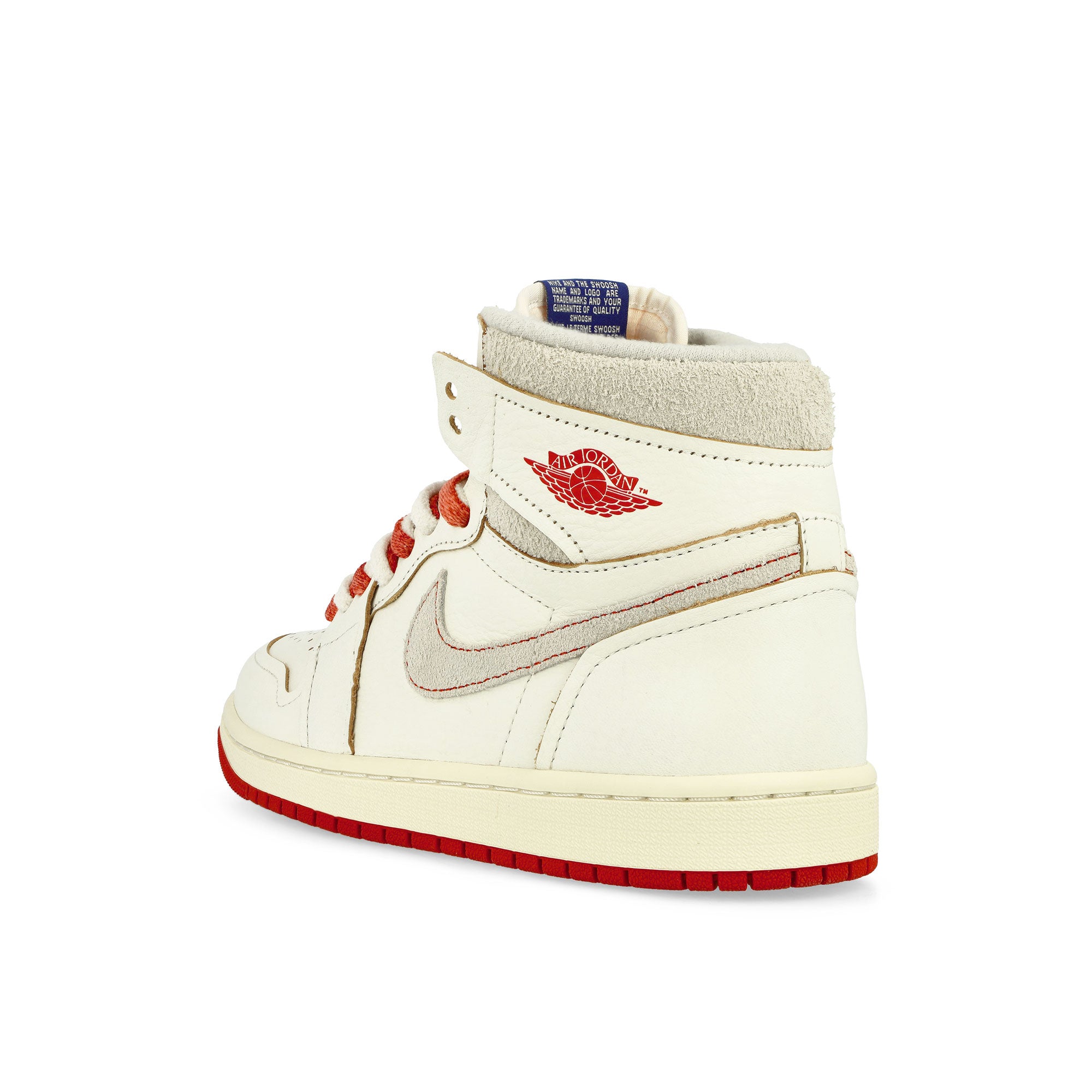 Jordan Wmns Air Jordan 1 High OG Sail / Cinnabar - Light Bone High Top Sneakers Material | Overkill
